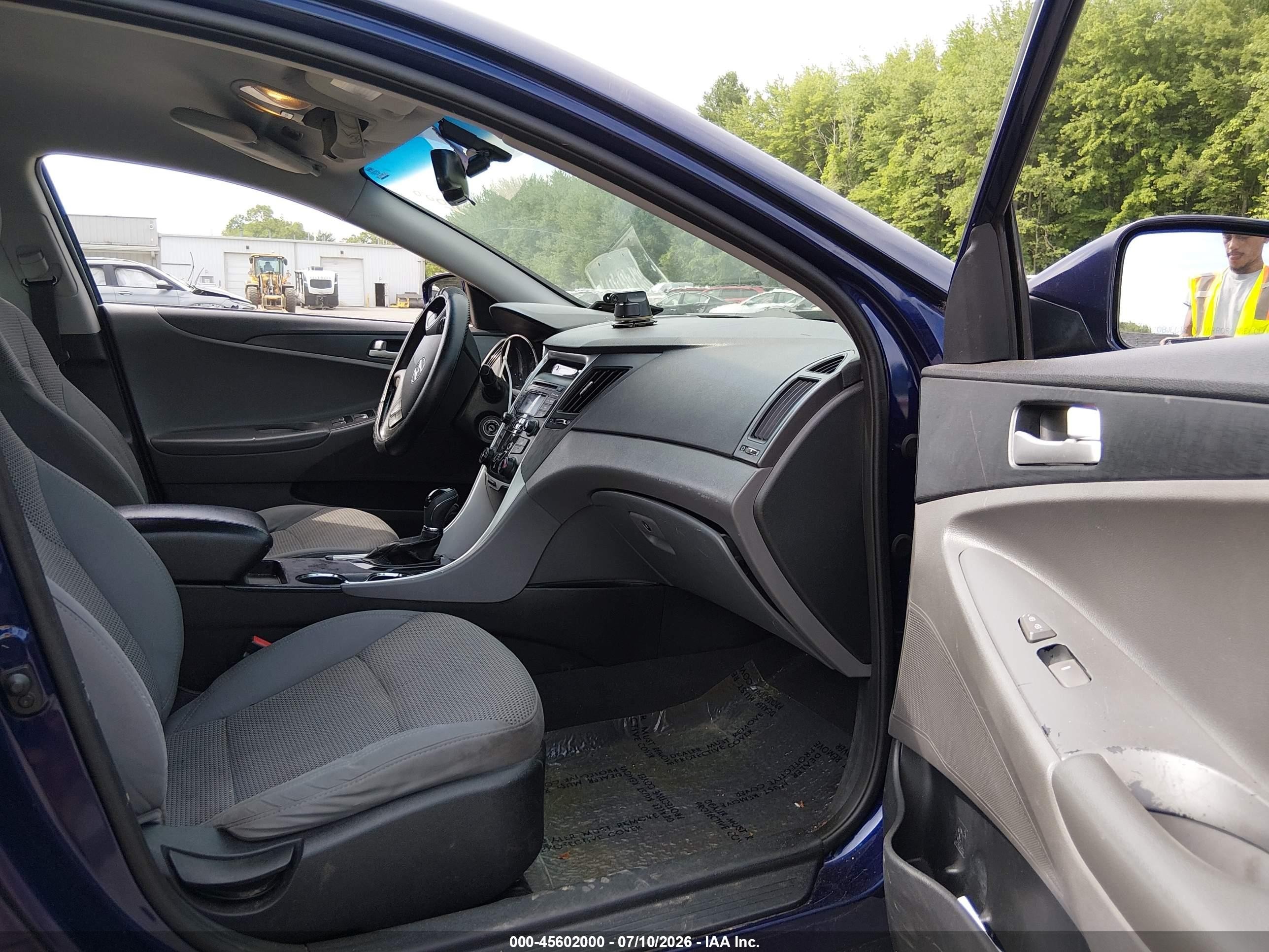 2013 Hyundai Sonata Gls Синий vin: 5NPEB4AC0DH517498