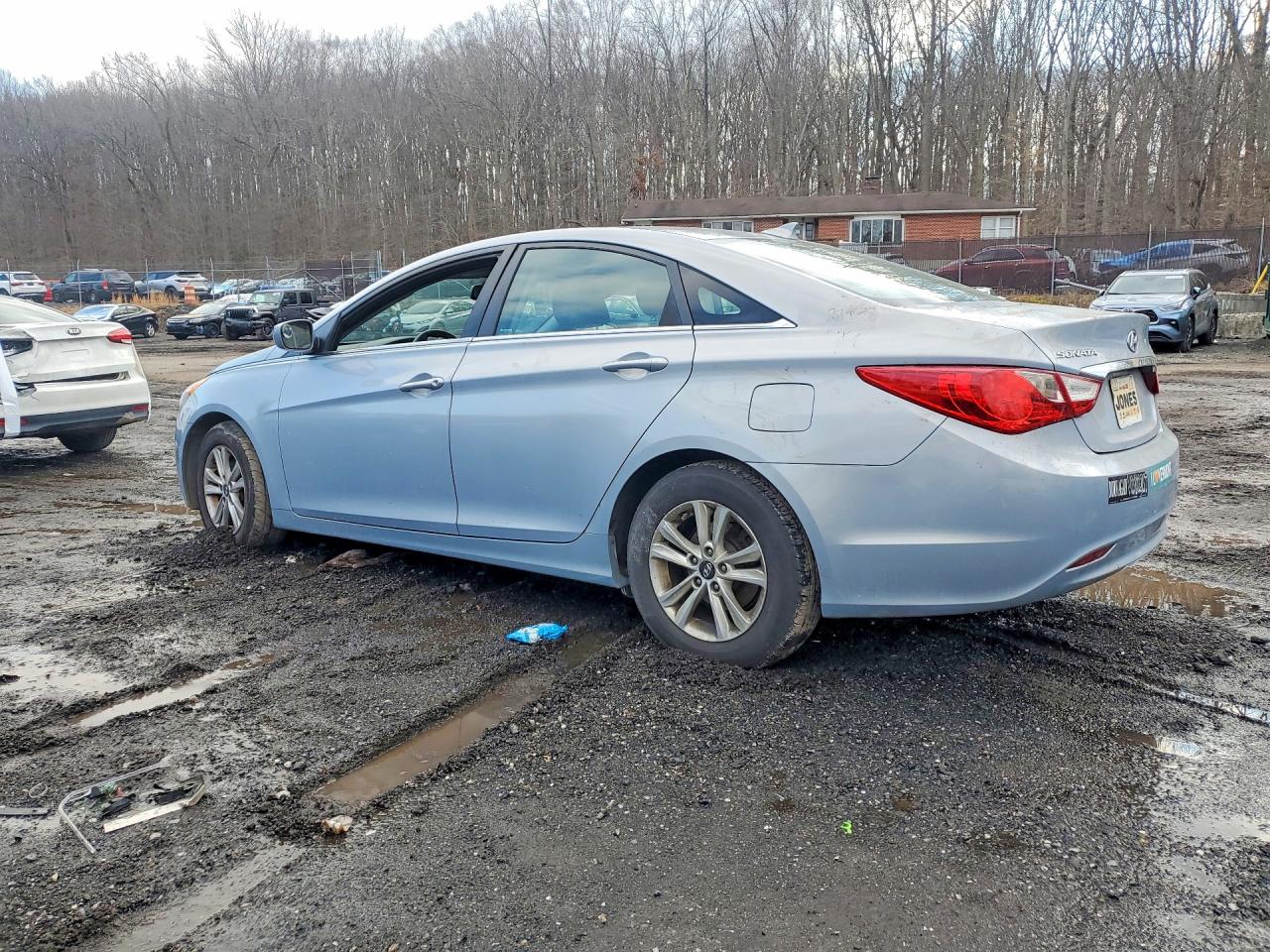2013 Hyundai Sonata Gls Blue vin: 5NPEB4AC0DH520093