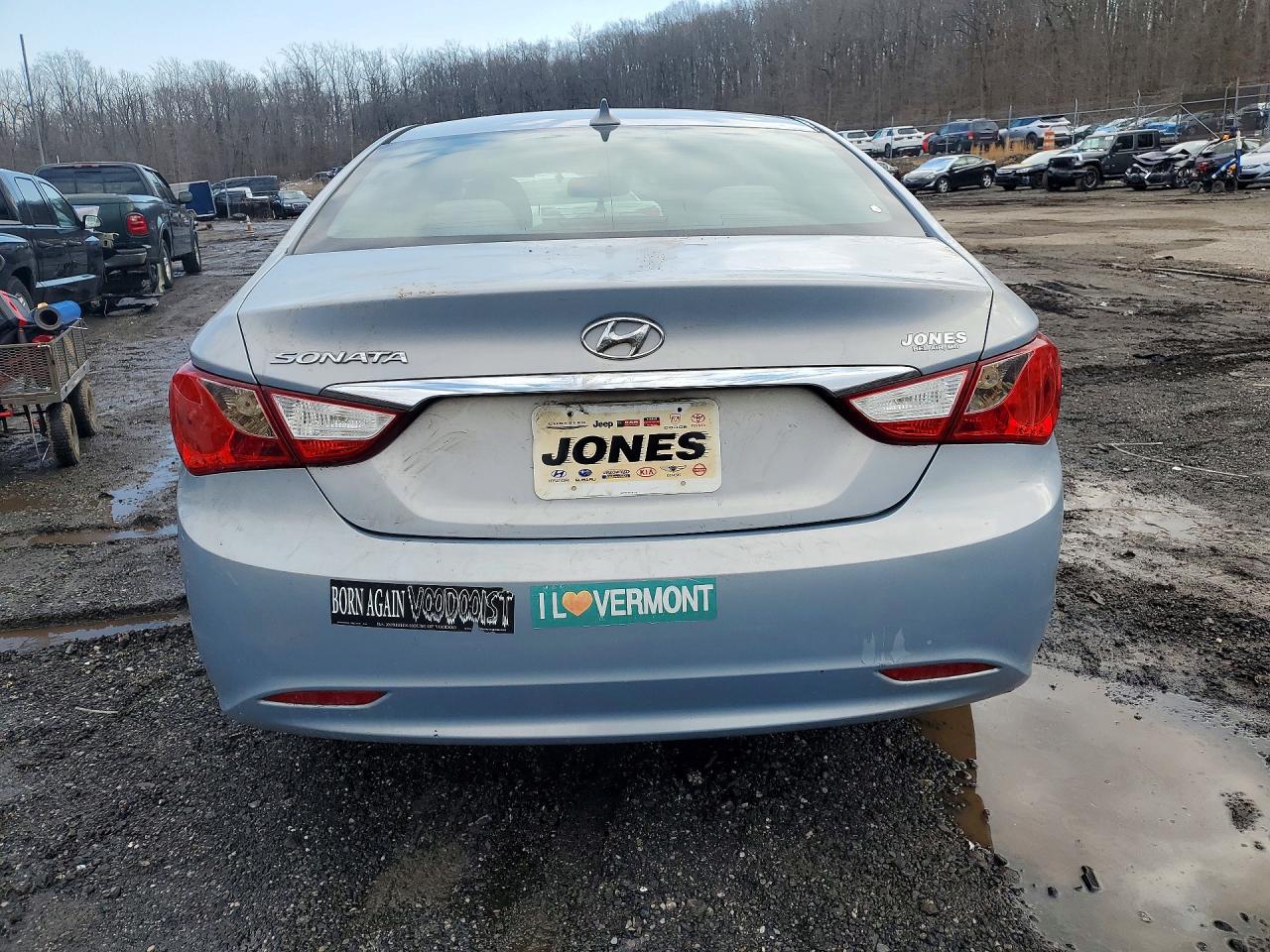 2013 Hyundai Sonata Gls Blue vin: 5NPEB4AC0DH520093