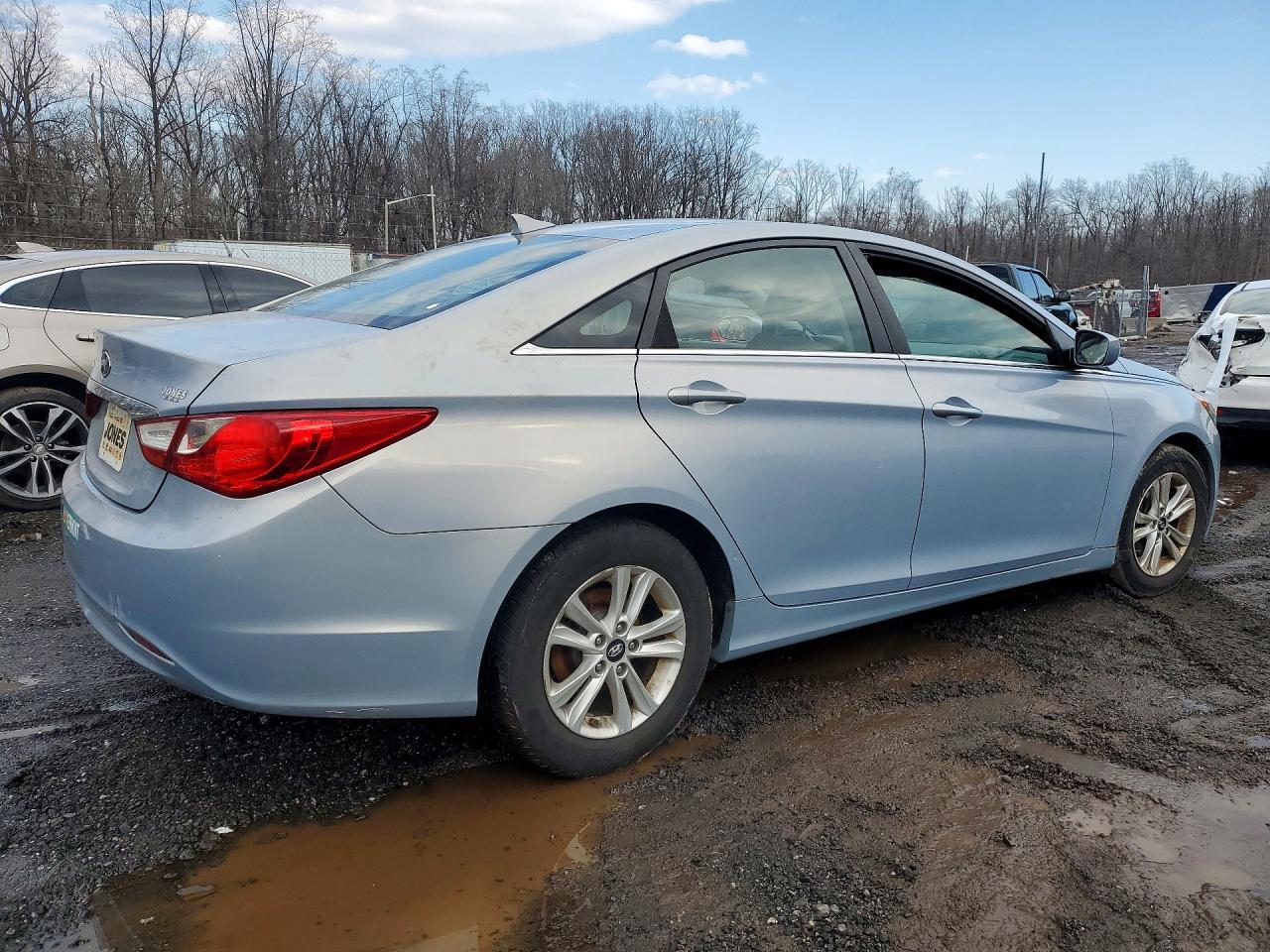 2013 Hyundai Sonata Gls Blue vin: 5NPEB4AC0DH520093