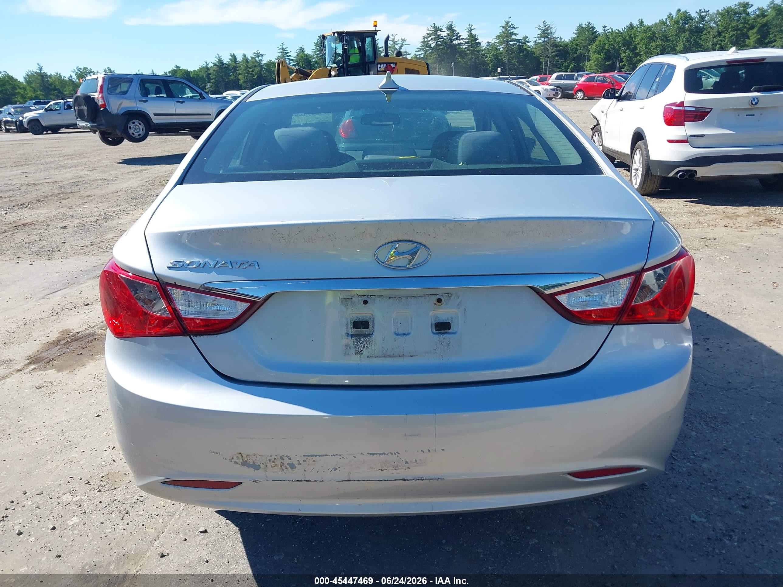 2013 Hyundai Sonata Gls Silver vin: 5NPEB4AC0DH526895