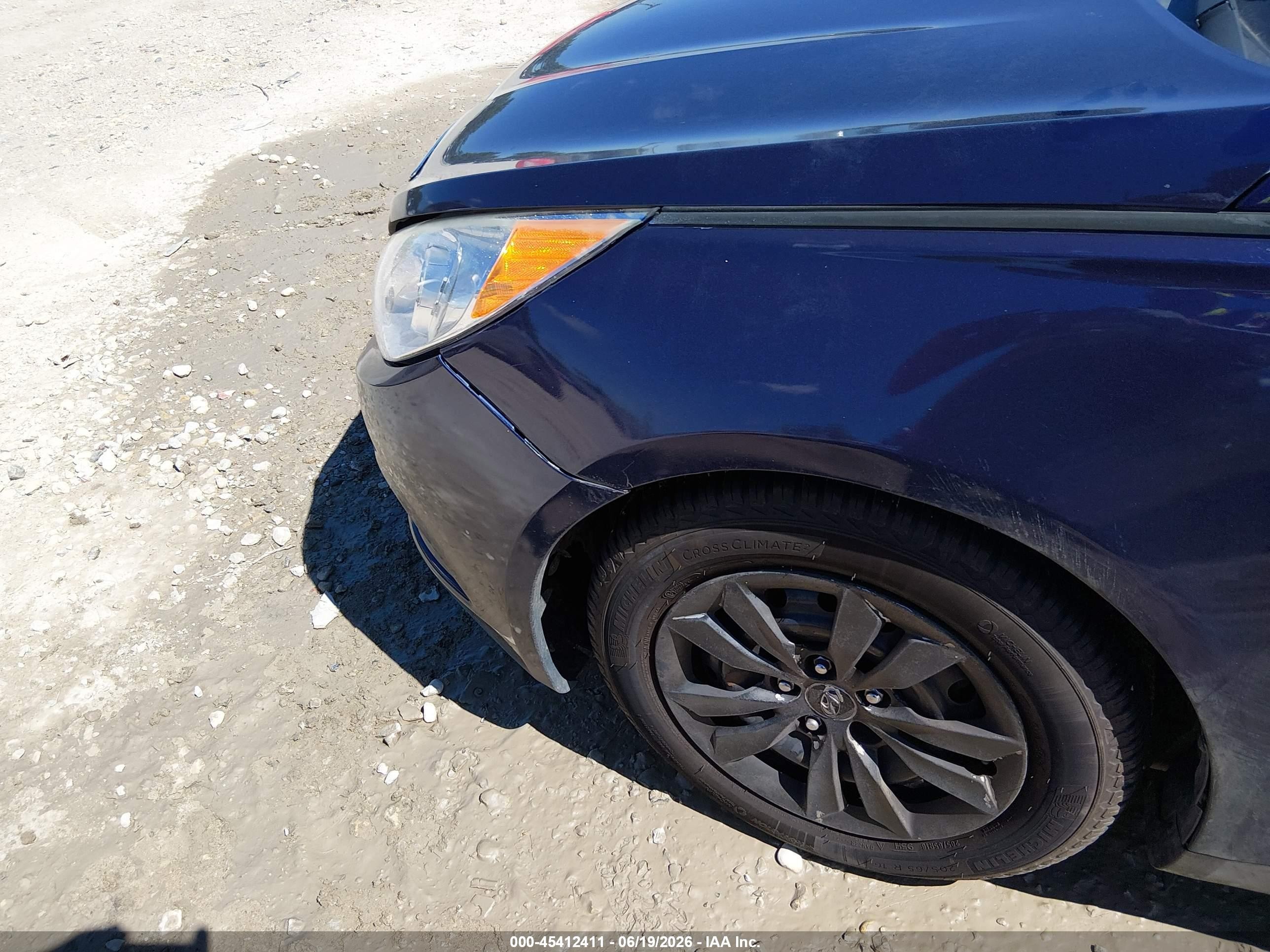 2013 Hyundai Sonata Gls Dark Blue vin: 5NPEB4AC0DH528808