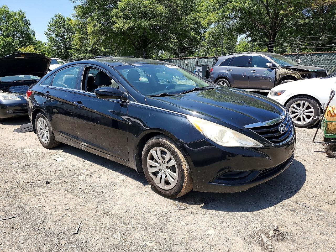 2013 Hyundai Sonata Gls Black vin: 5NPEB4AC0DH539081