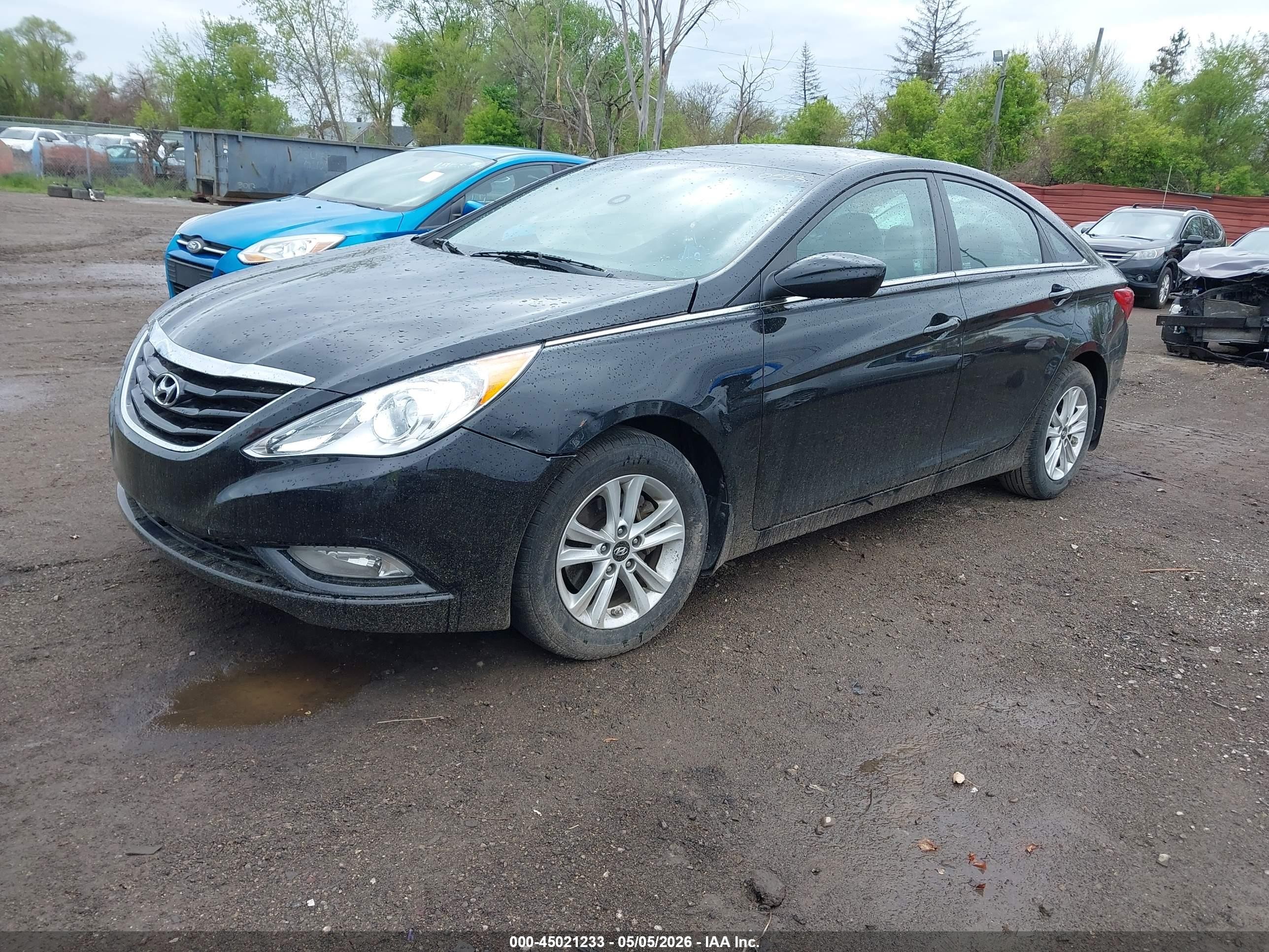 2013 Hyundai Sonata Gls Black vin: 5NPEB4AC0DH540523