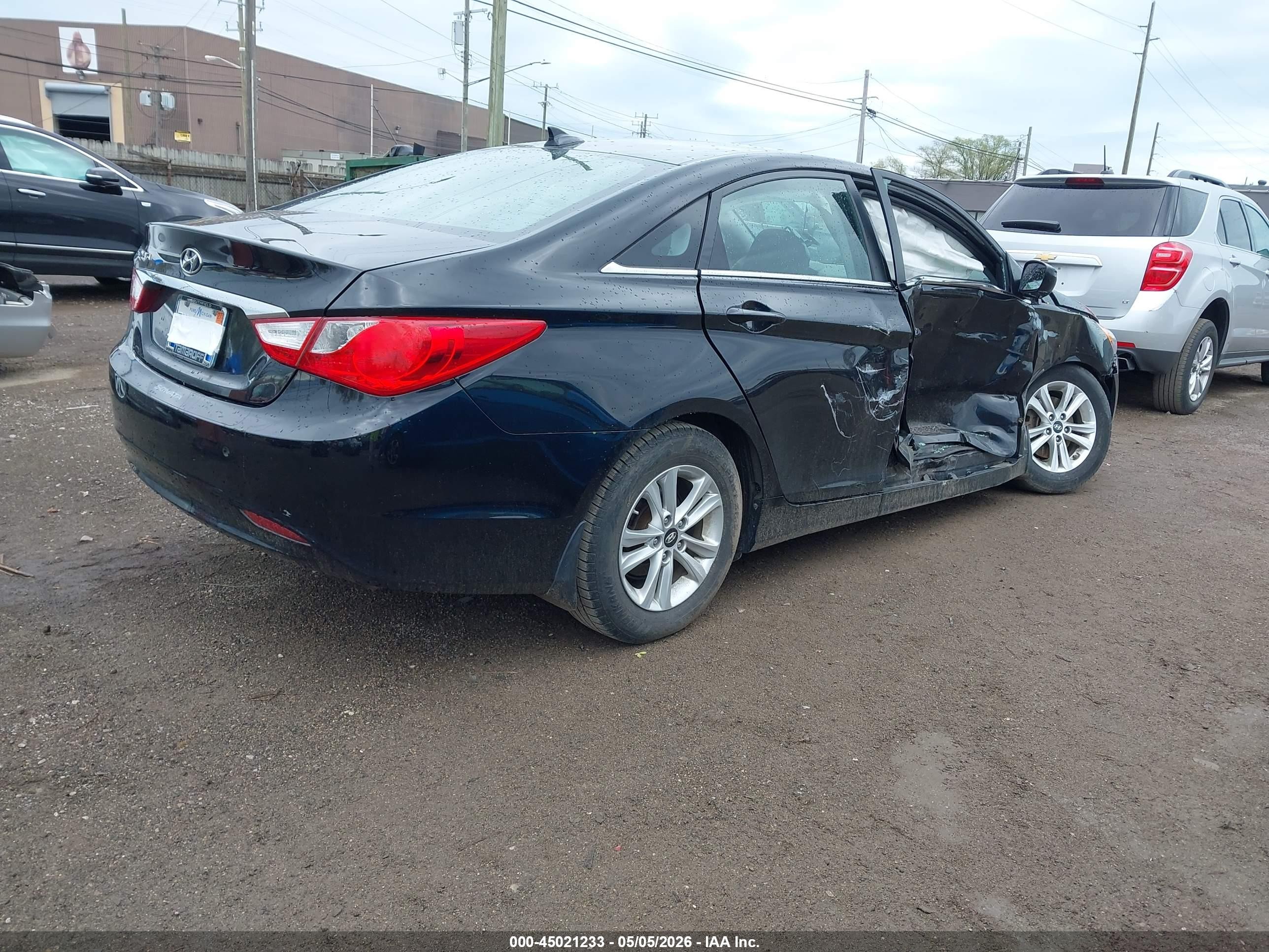 2013 Hyundai Sonata Gls Black vin: 5NPEB4AC0DH540523