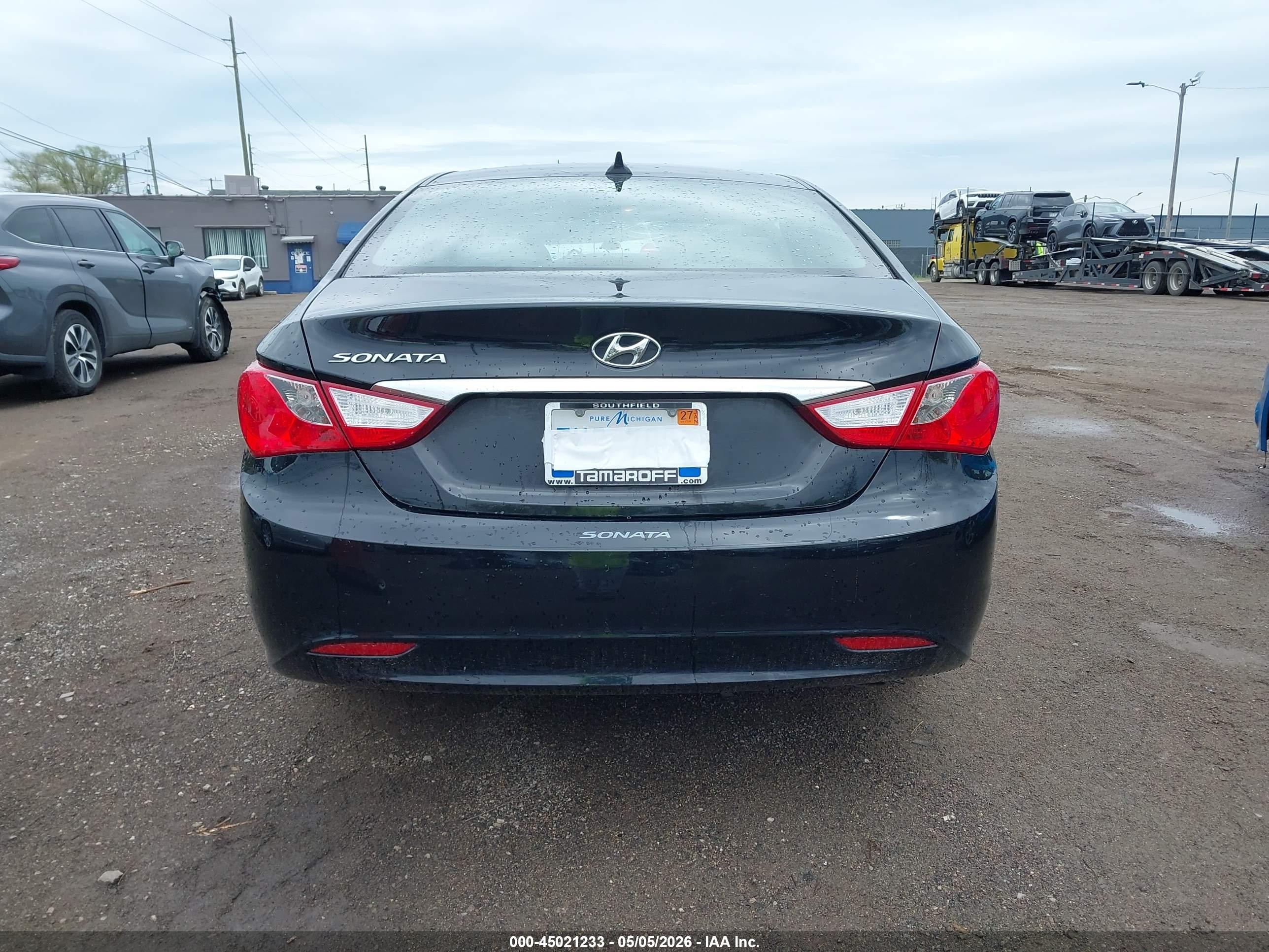2013 Hyundai Sonata Gls Black vin: 5NPEB4AC0DH540523