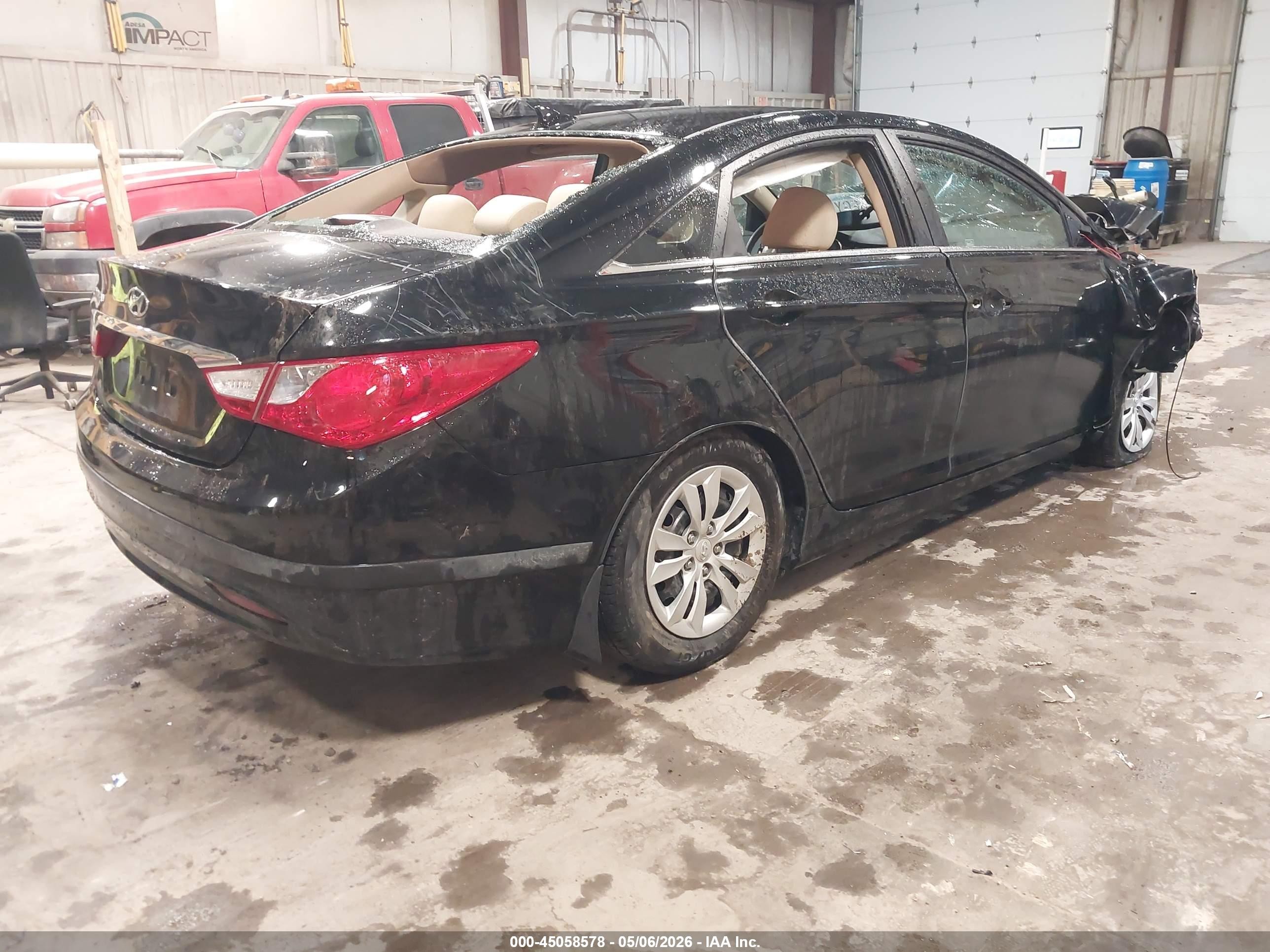 2013 Hyundai Sonata Gls Black vin: 5NPEB4AC0DH566765