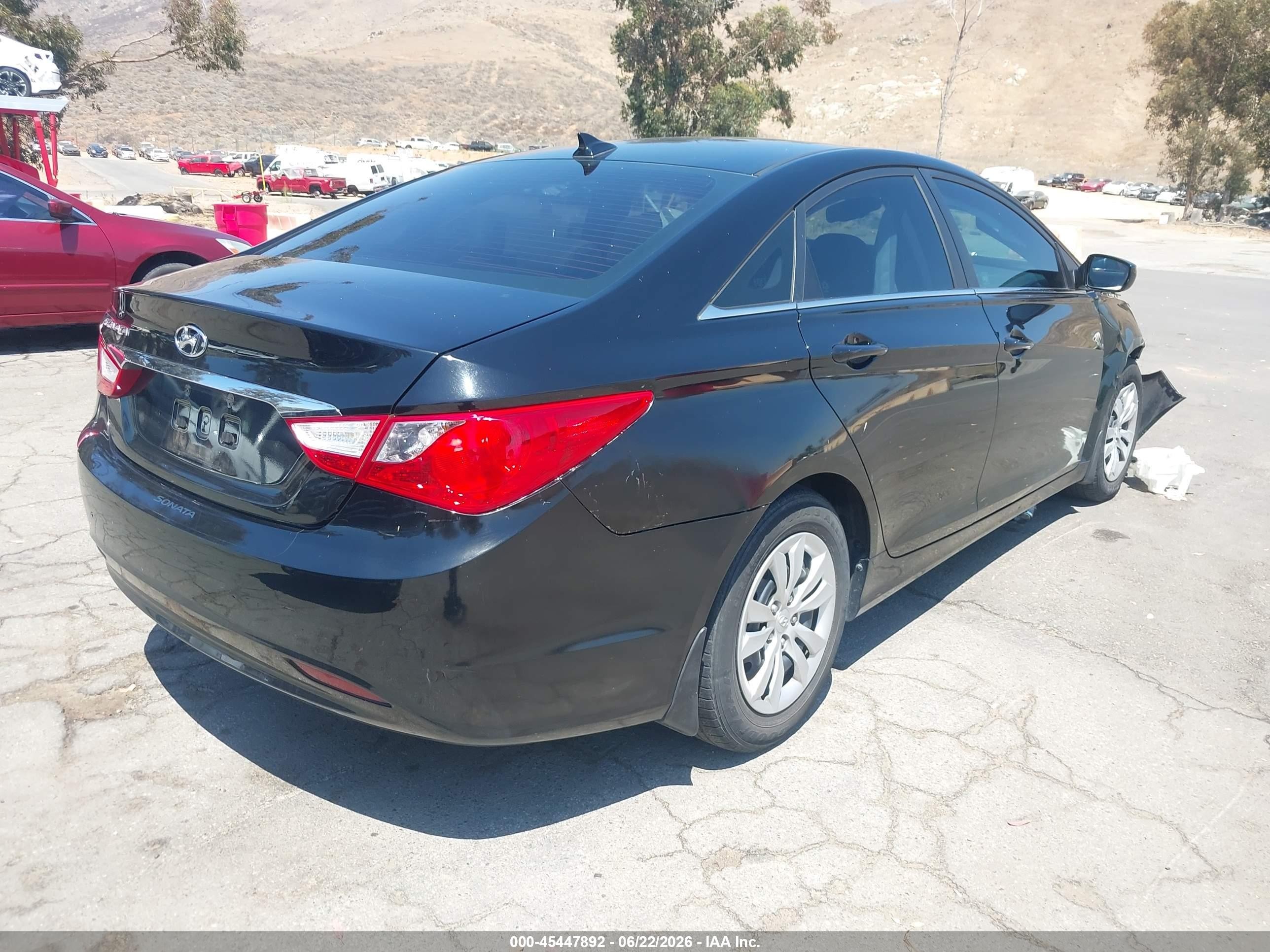 2013 Hyundai Sonata Gls Black vin: 5NPEB4AC0DH568564