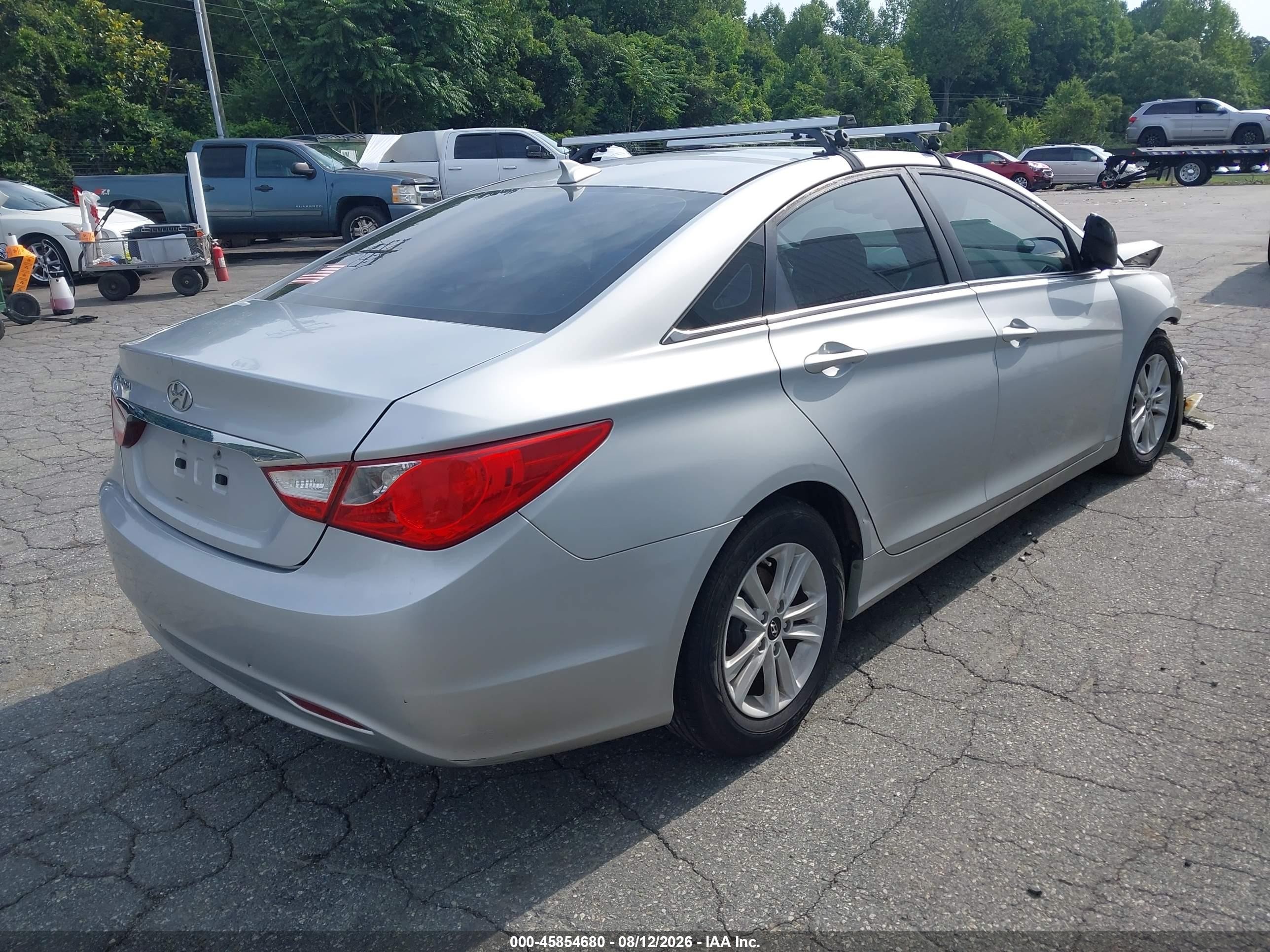 2013 Hyundai Sonata Gls Silver vin: 5NPEB4AC0DH569651