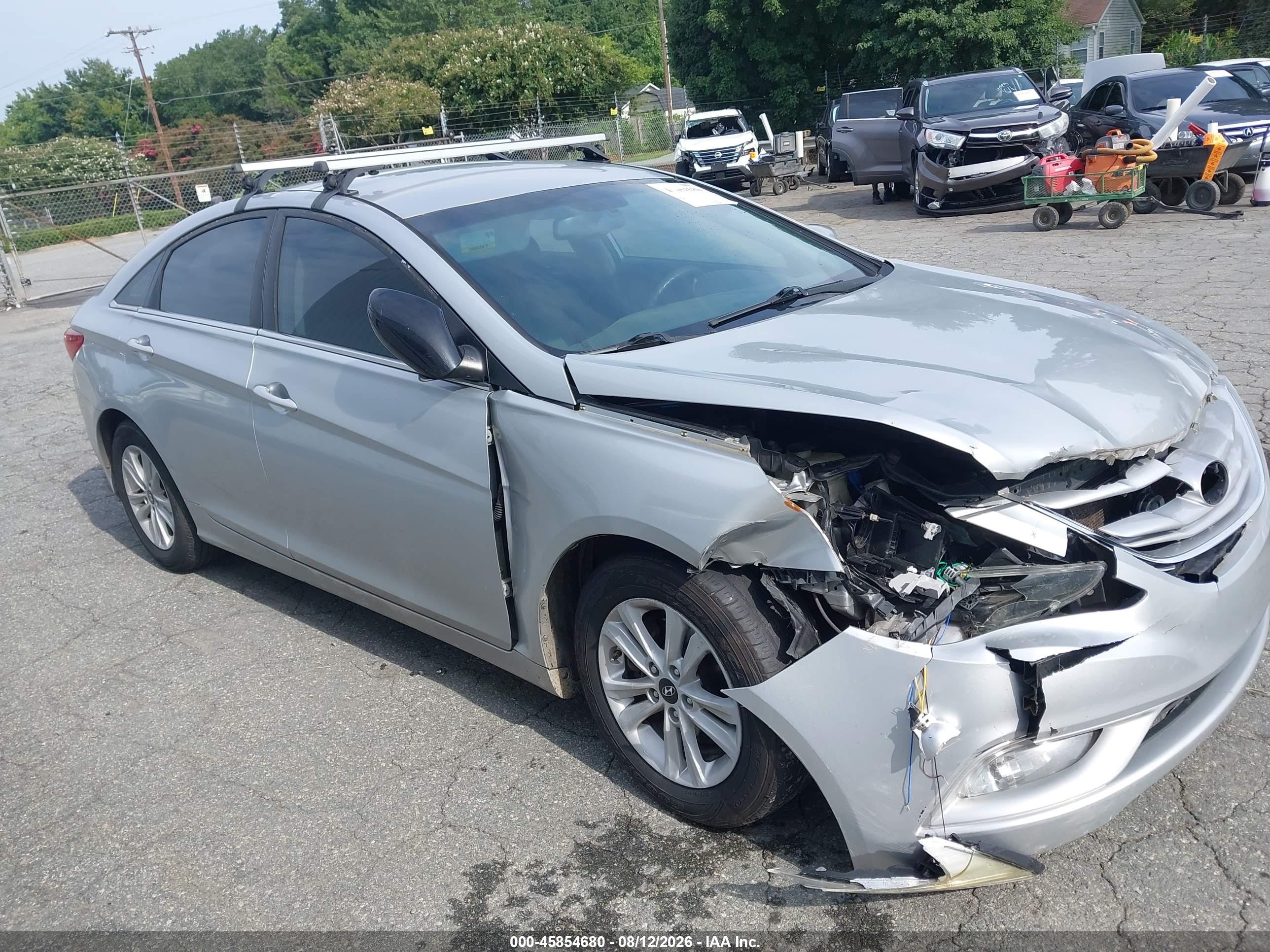 2013 Hyundai Sonata Gls Silver vin: 5NPEB4AC0DH569651