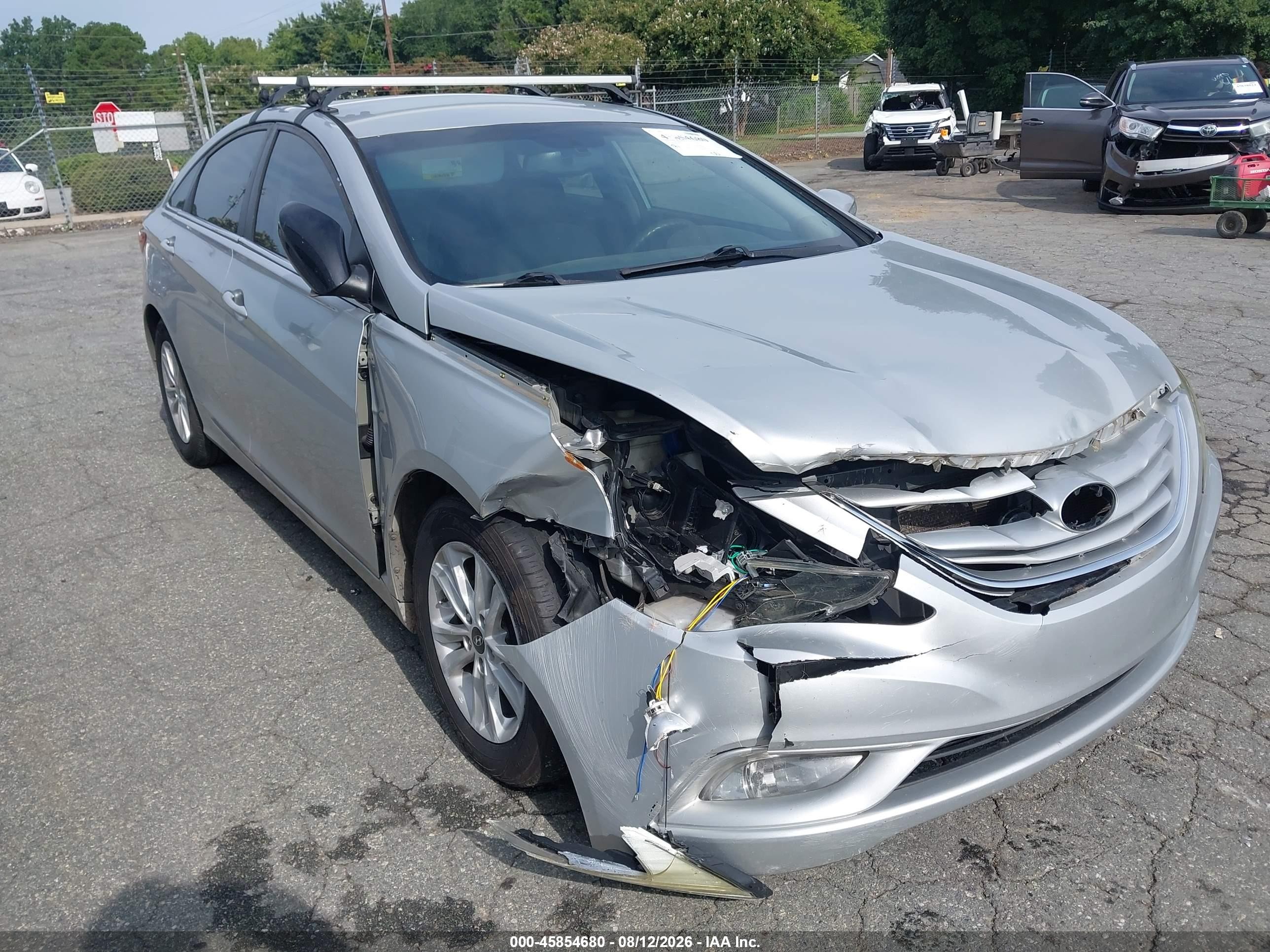 2013 Hyundai Sonata Gls Silver vin: 5NPEB4AC0DH569651