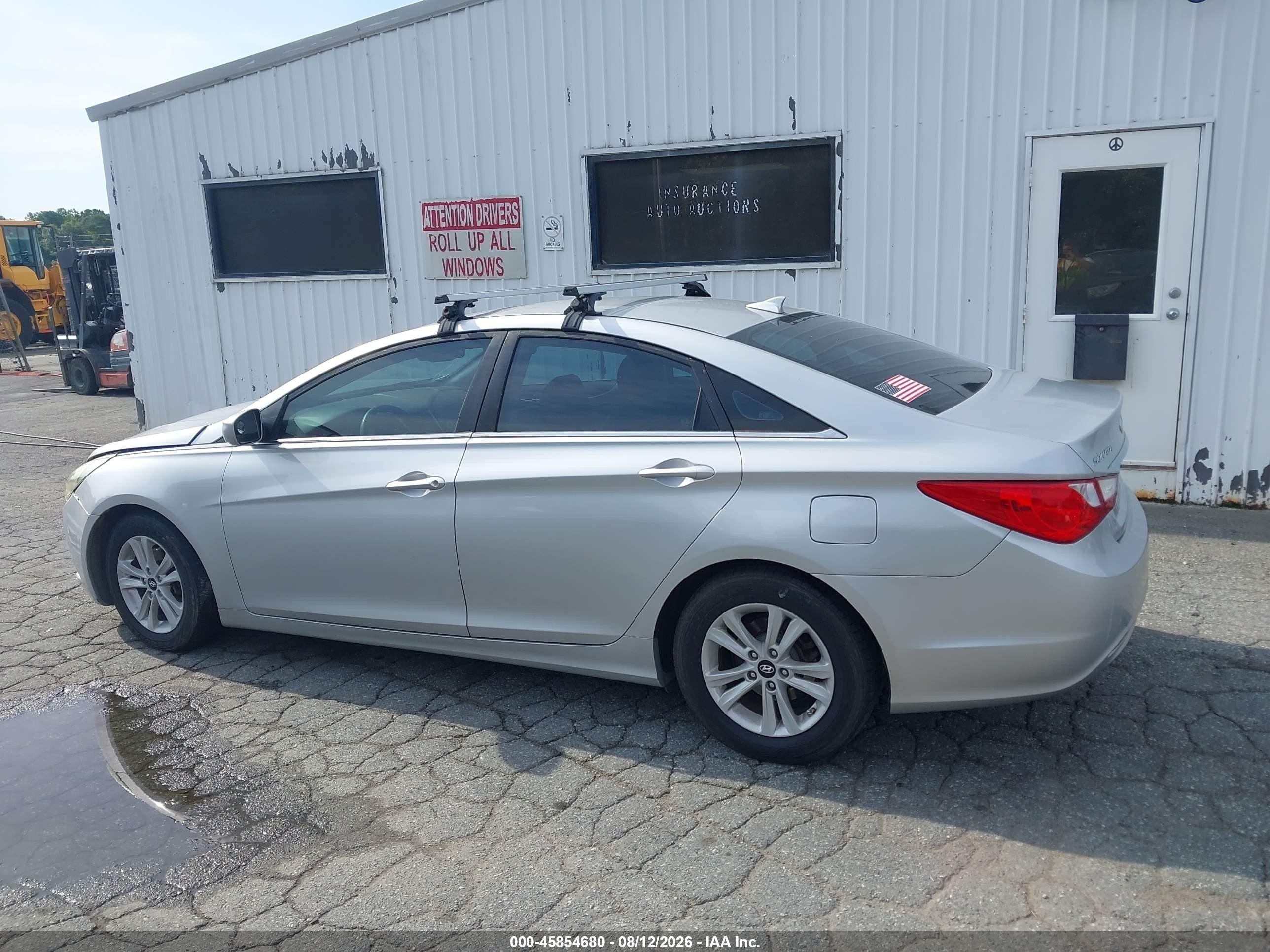 2013 Hyundai Sonata Gls Silver vin: 5NPEB4AC0DH569651