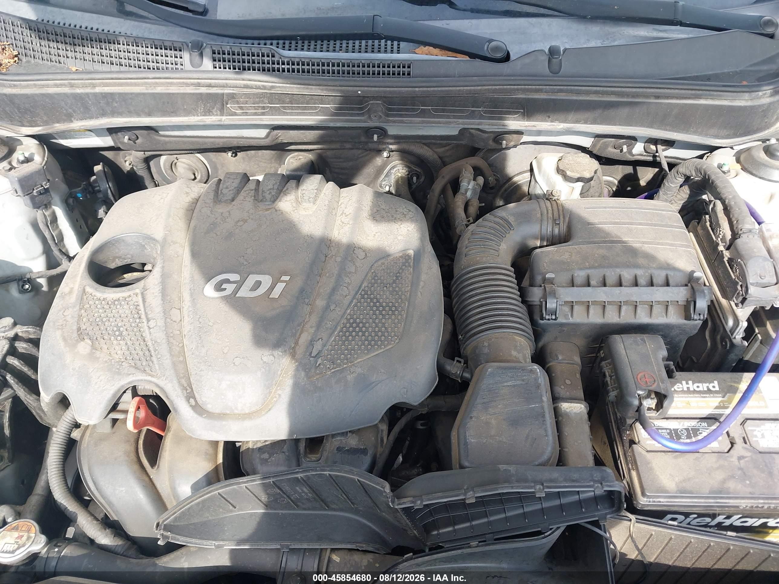 2013 Hyundai Sonata Gls Silver vin: 5NPEB4AC0DH569651