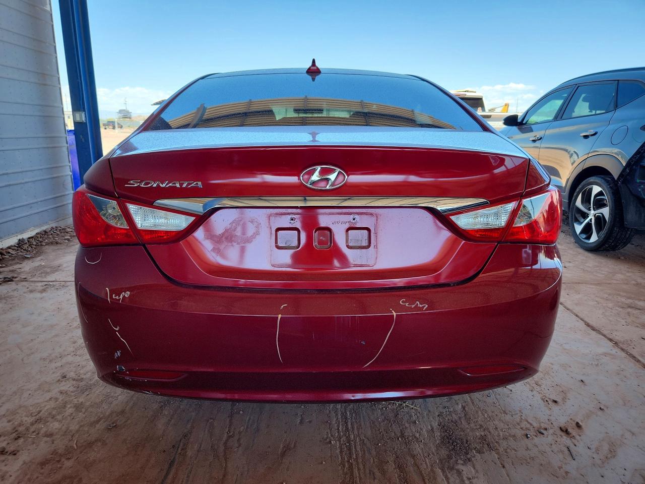 2013 Hyundai Sonata Gls Red vin: 5NPEB4AC0DH576163