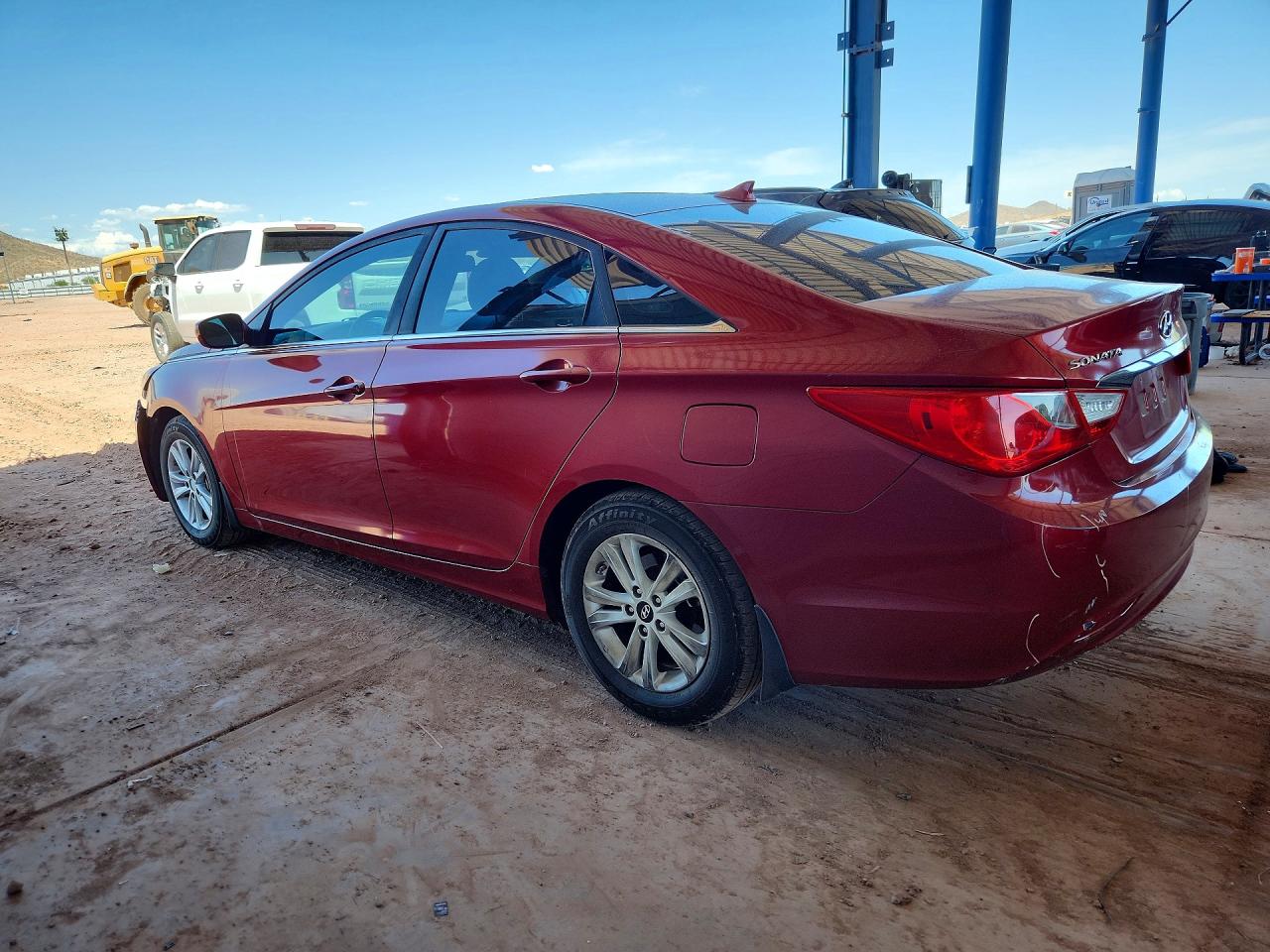 2013 Hyundai Sonata Gls Red vin: 5NPEB4AC0DH576163