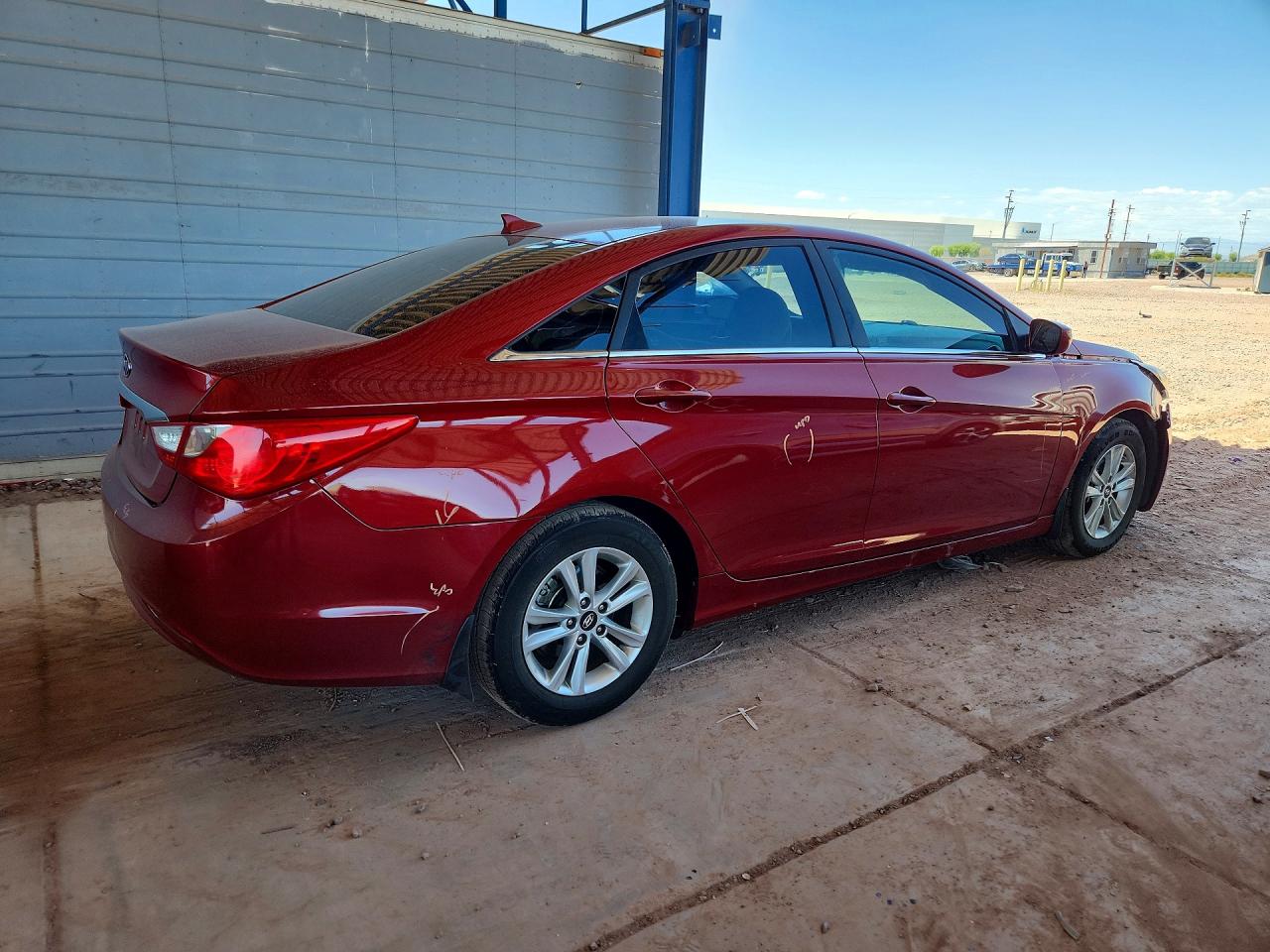 2013 Hyundai Sonata Gls Red vin: 5NPEB4AC0DH576163