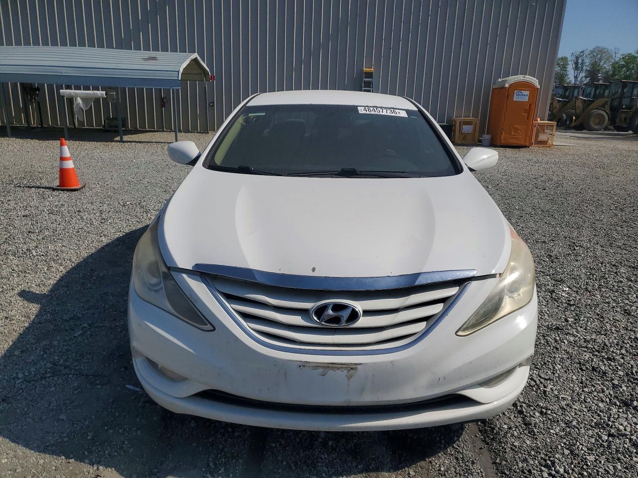 2013 Hyundai Sonata Gls White vin: 5NPEB4AC0DH590225