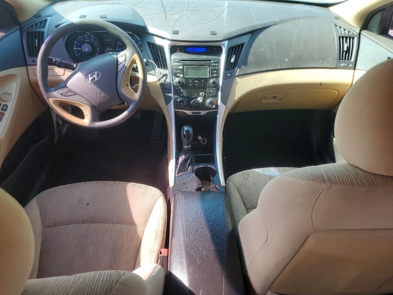 2013 Hyundai Sonata Gls White vin: 5NPEB4AC0DH590225