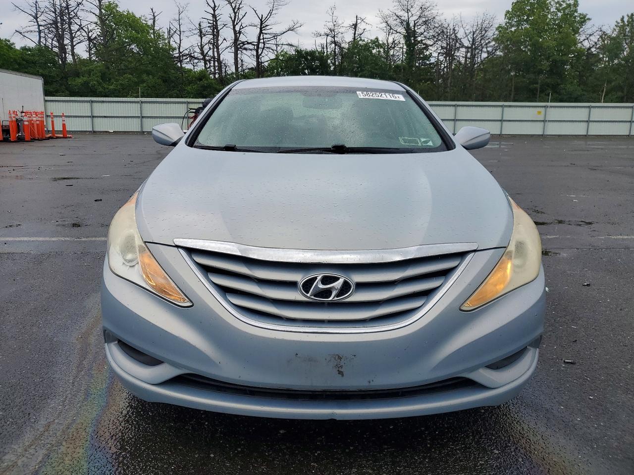 2013 Hyundai Sonata Gls Silver vin: 5NPEB4AC0DH600056