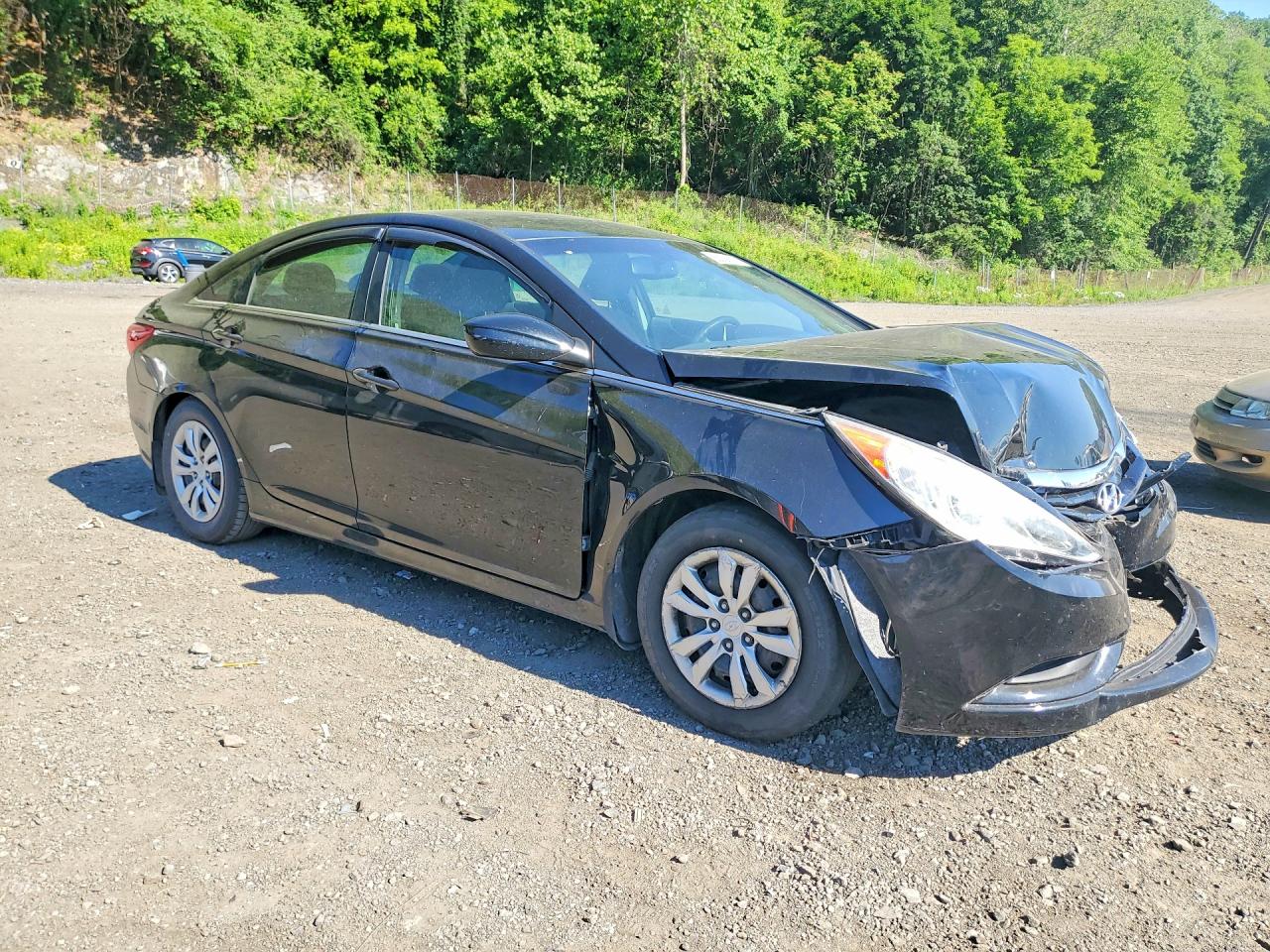 2013 Hyundai Sonata Gls Black vin: 5NPEB4AC0DH602664
