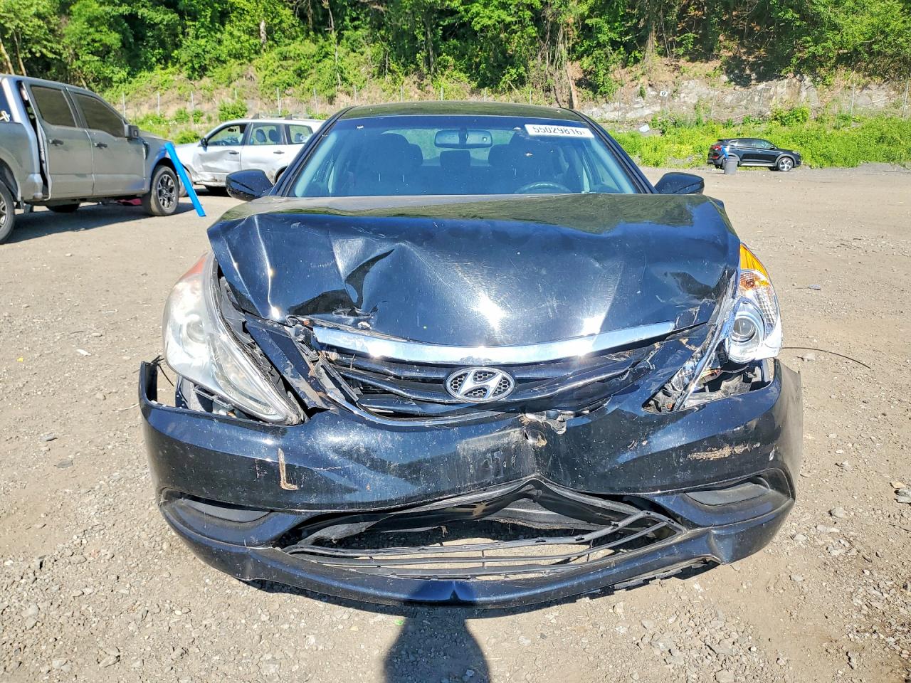 2013 Hyundai Sonata Gls Black vin: 5NPEB4AC0DH602664