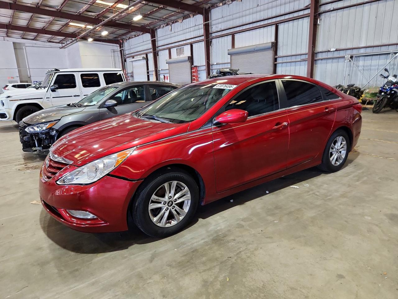 2013 Hyundai Sonata Gls Red vin: 5NPEB4AC0DH616631