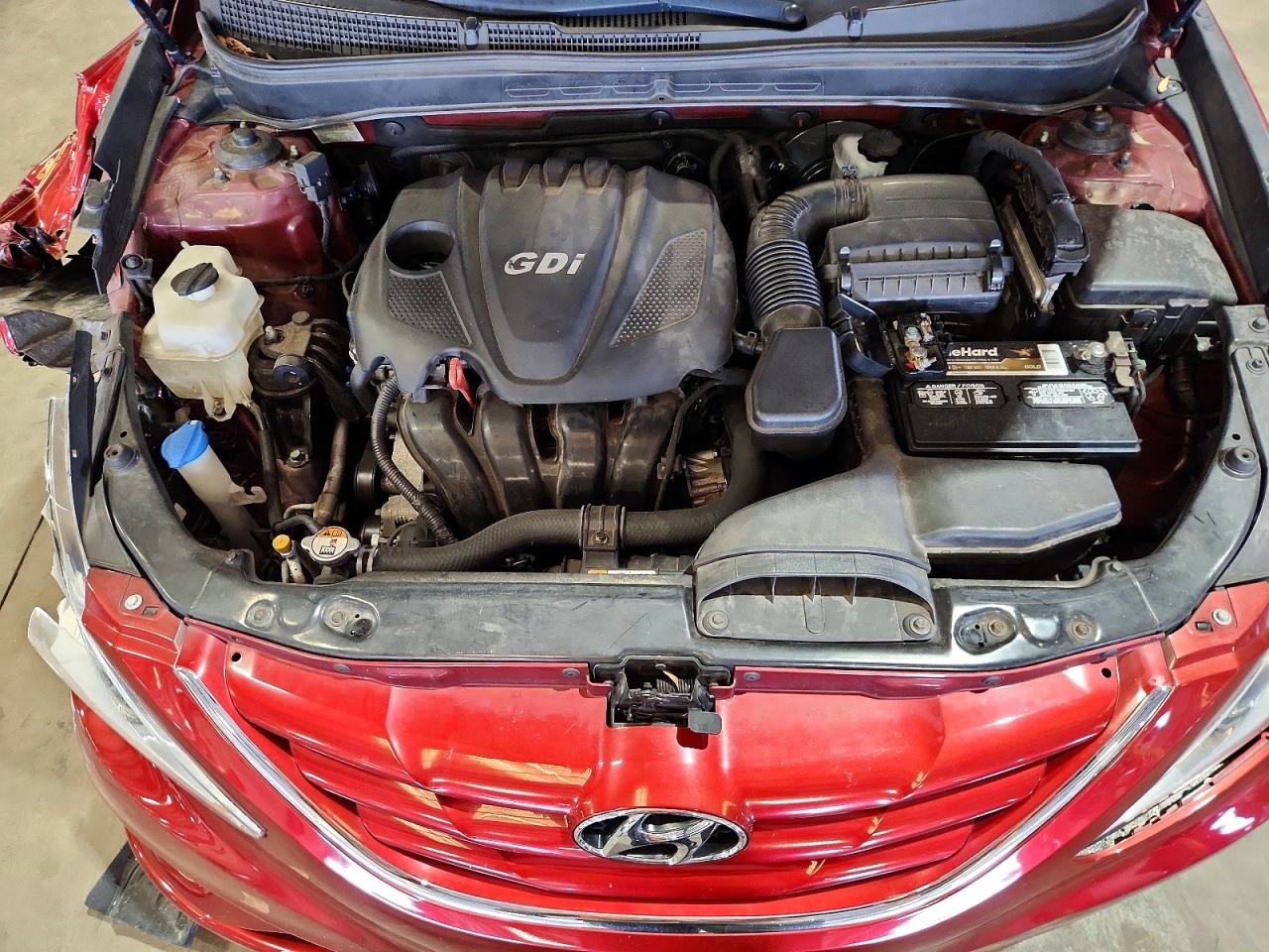 2013 Hyundai Sonata Gls Red vin: 5NPEB4AC0DH616631