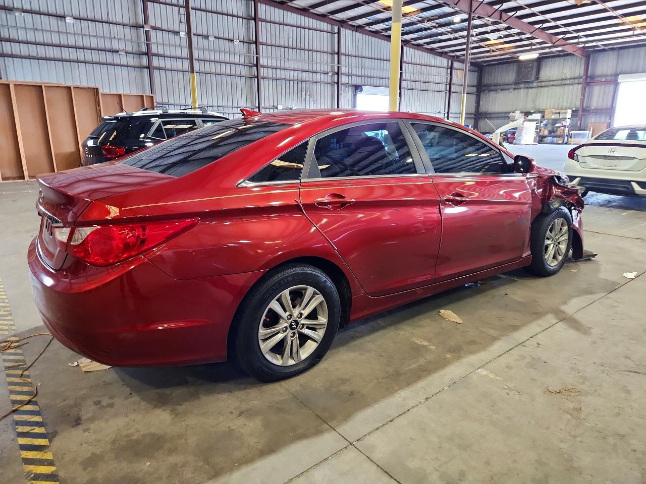 2013 Hyundai Sonata Gls Red vin: 5NPEB4AC0DH616631
