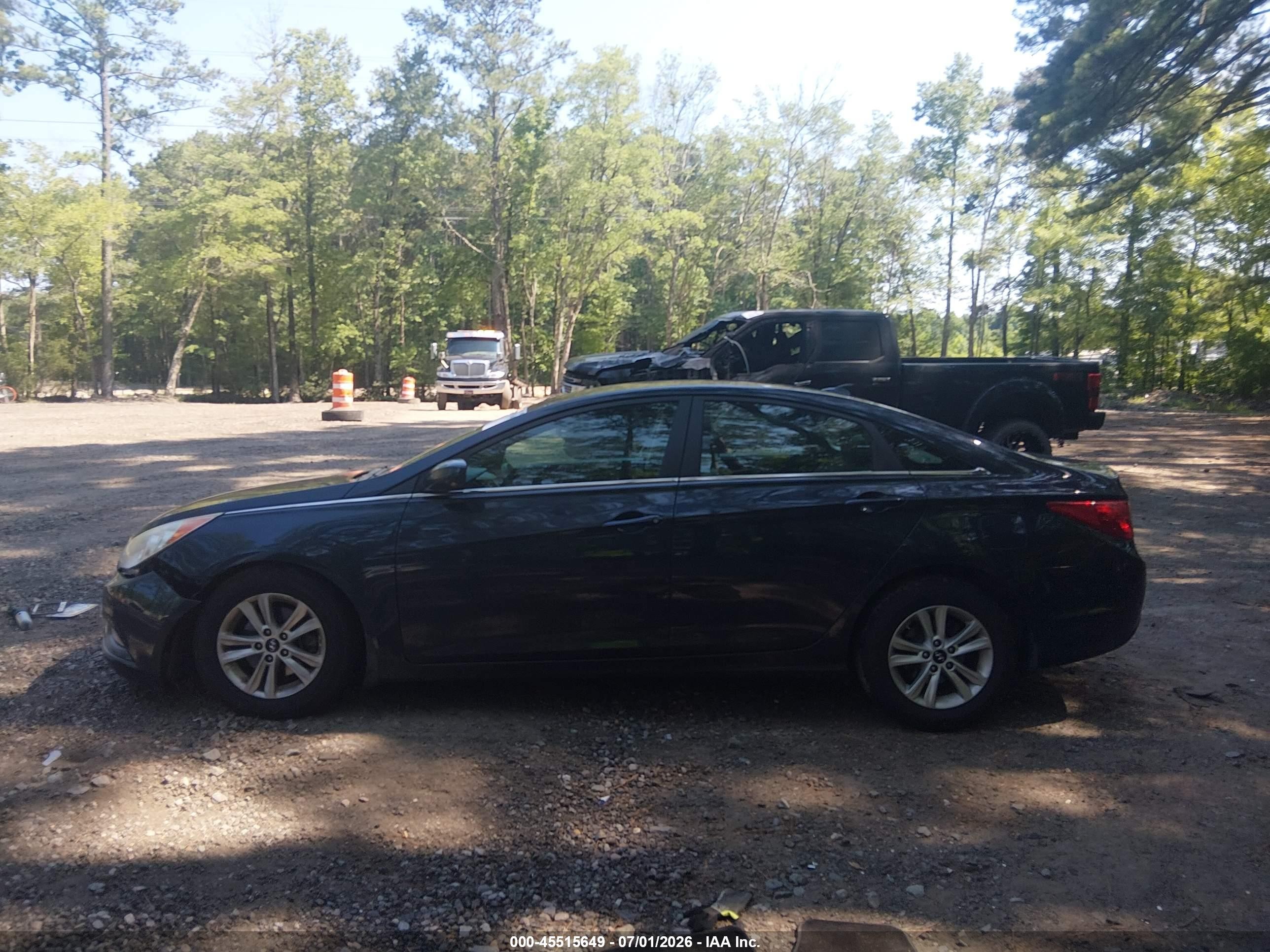 2013 Hyundai Sonata Gls Dark Blue vin: 5NPEB4AC0DH629282