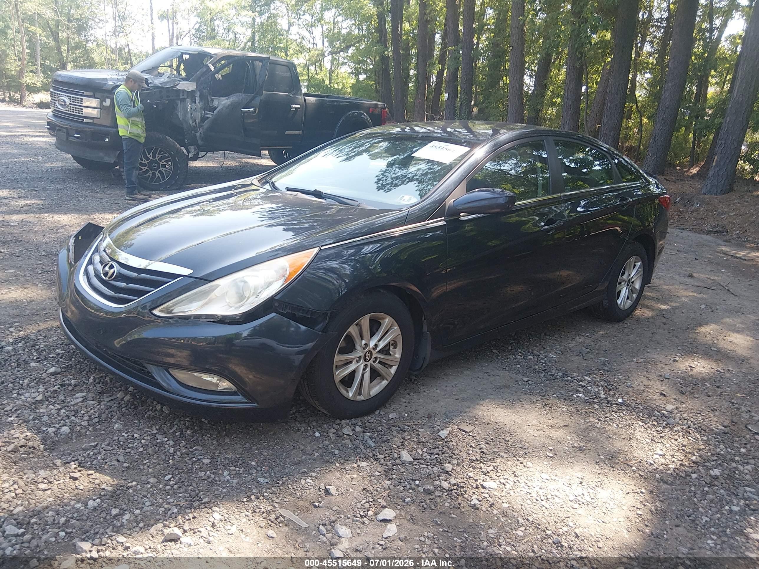 2013 Hyundai Sonata Gls Dark Blue vin: 5NPEB4AC0DH629282