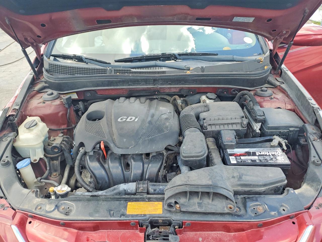 2013 Hyundai Sonata Red vin: 5NPEB4AC0DH630156
