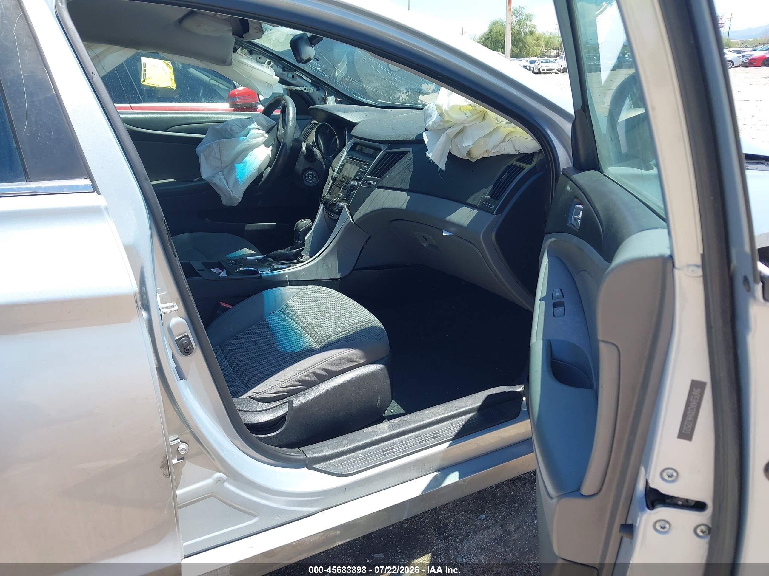 2013 Hyundai Sonata Gls Silver vin: 5NPEB4AC0DH632523