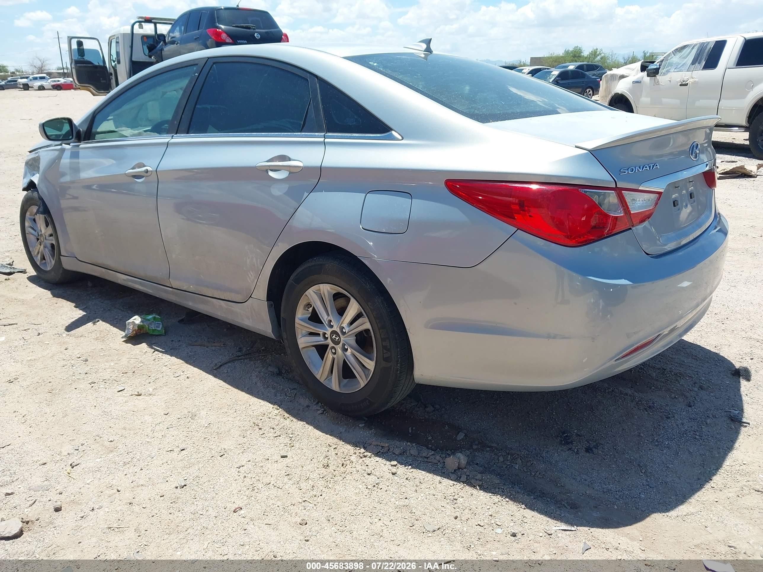 2013 Hyundai Sonata Gls Silver vin: 5NPEB4AC0DH632523