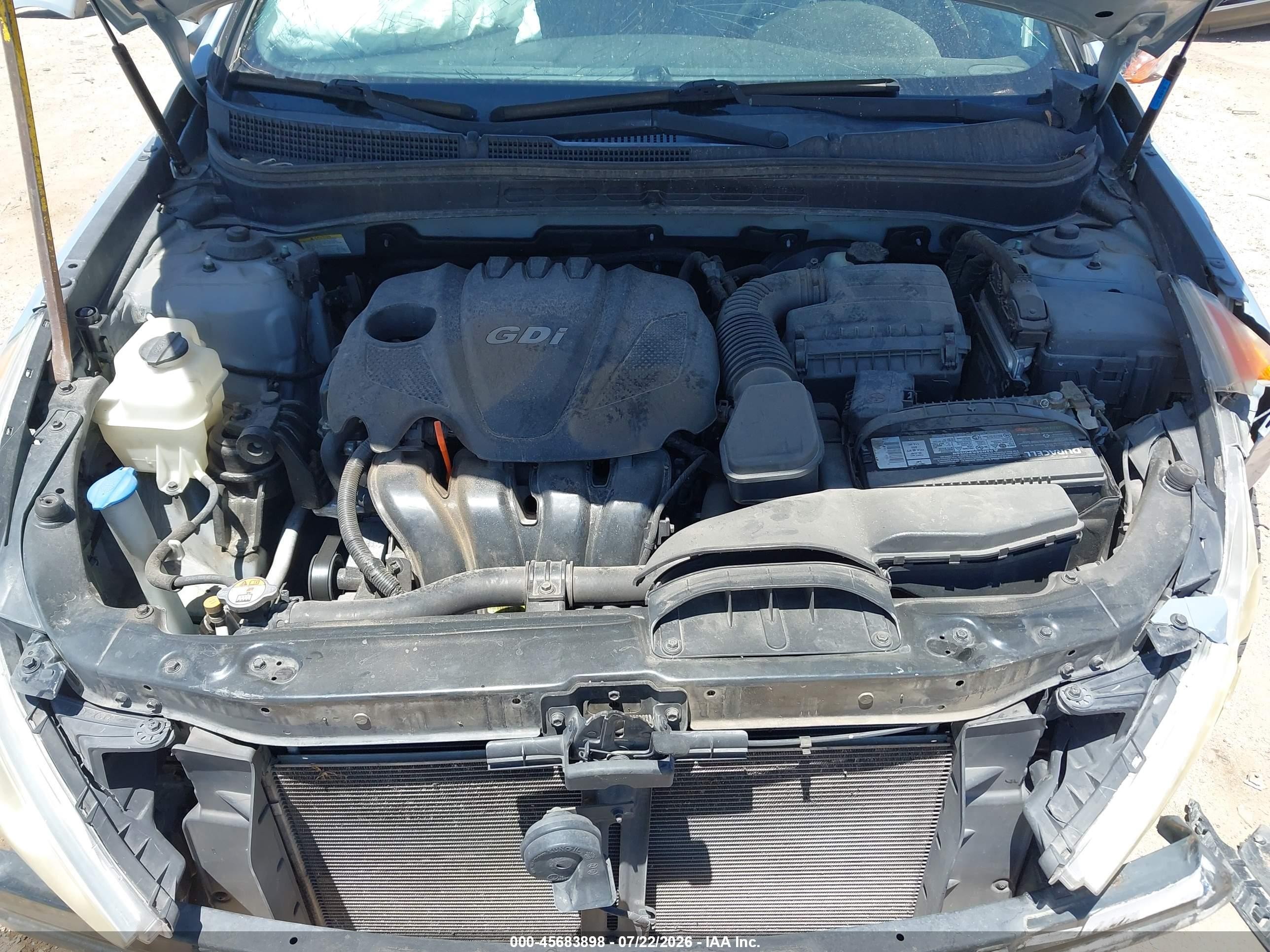 2013 Hyundai Sonata Gls Silver vin: 5NPEB4AC0DH632523