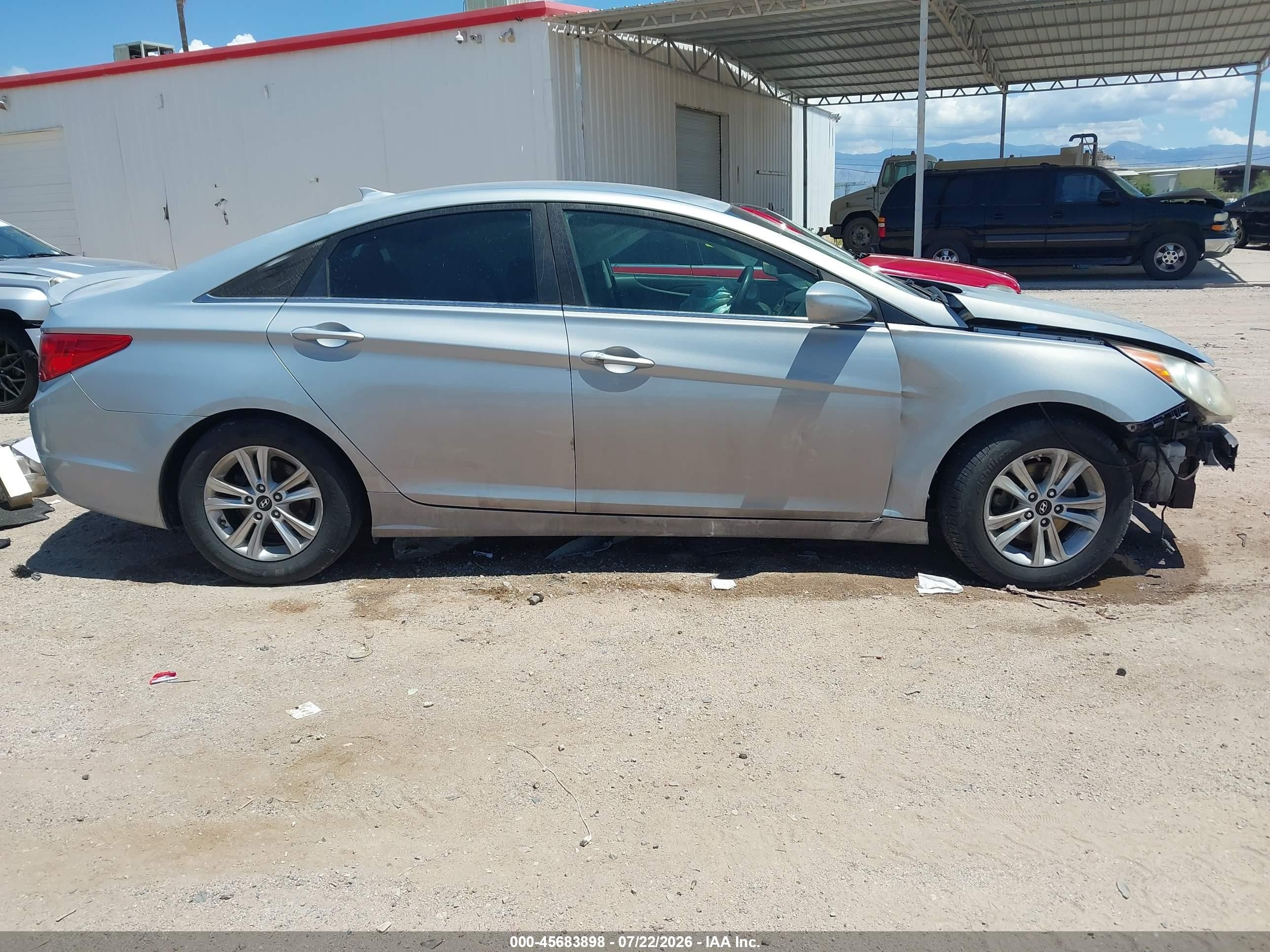 2013 Hyundai Sonata Gls Silver vin: 5NPEB4AC0DH632523