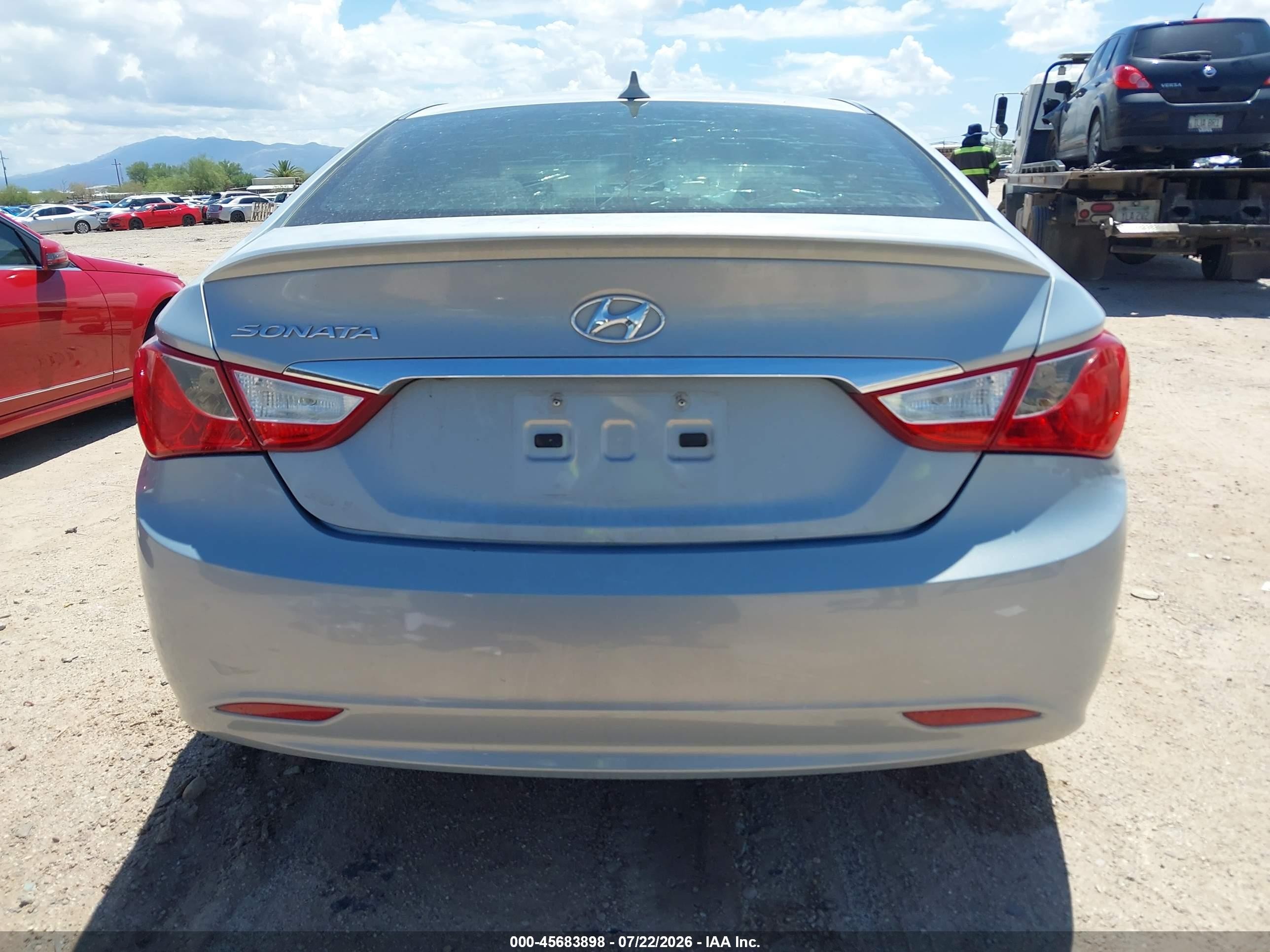2013 Hyundai Sonata Gls Silver vin: 5NPEB4AC0DH632523