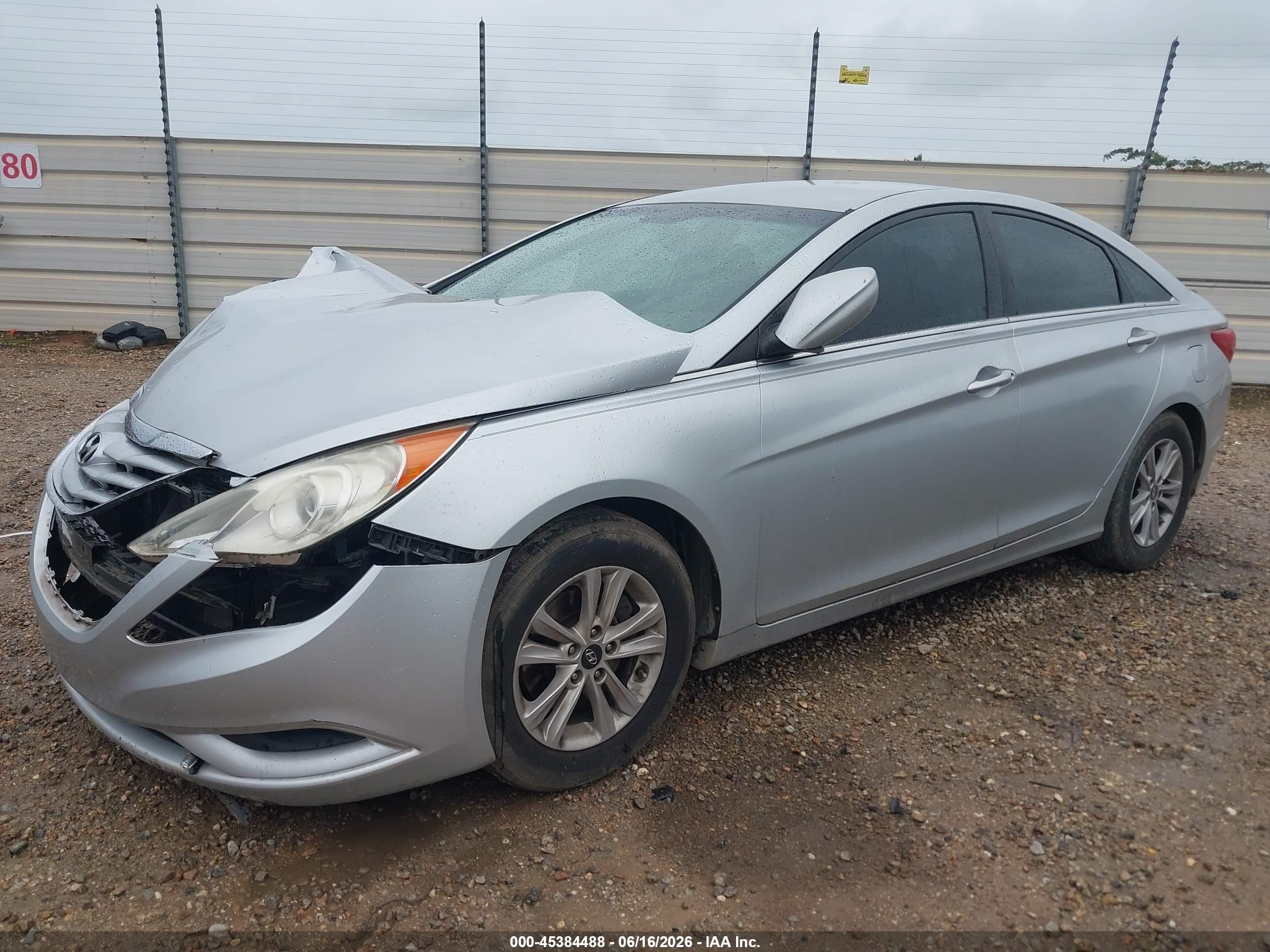 2013 Hyundai Sonata Gls Silver vin: 5NPEB4AC0DH636958