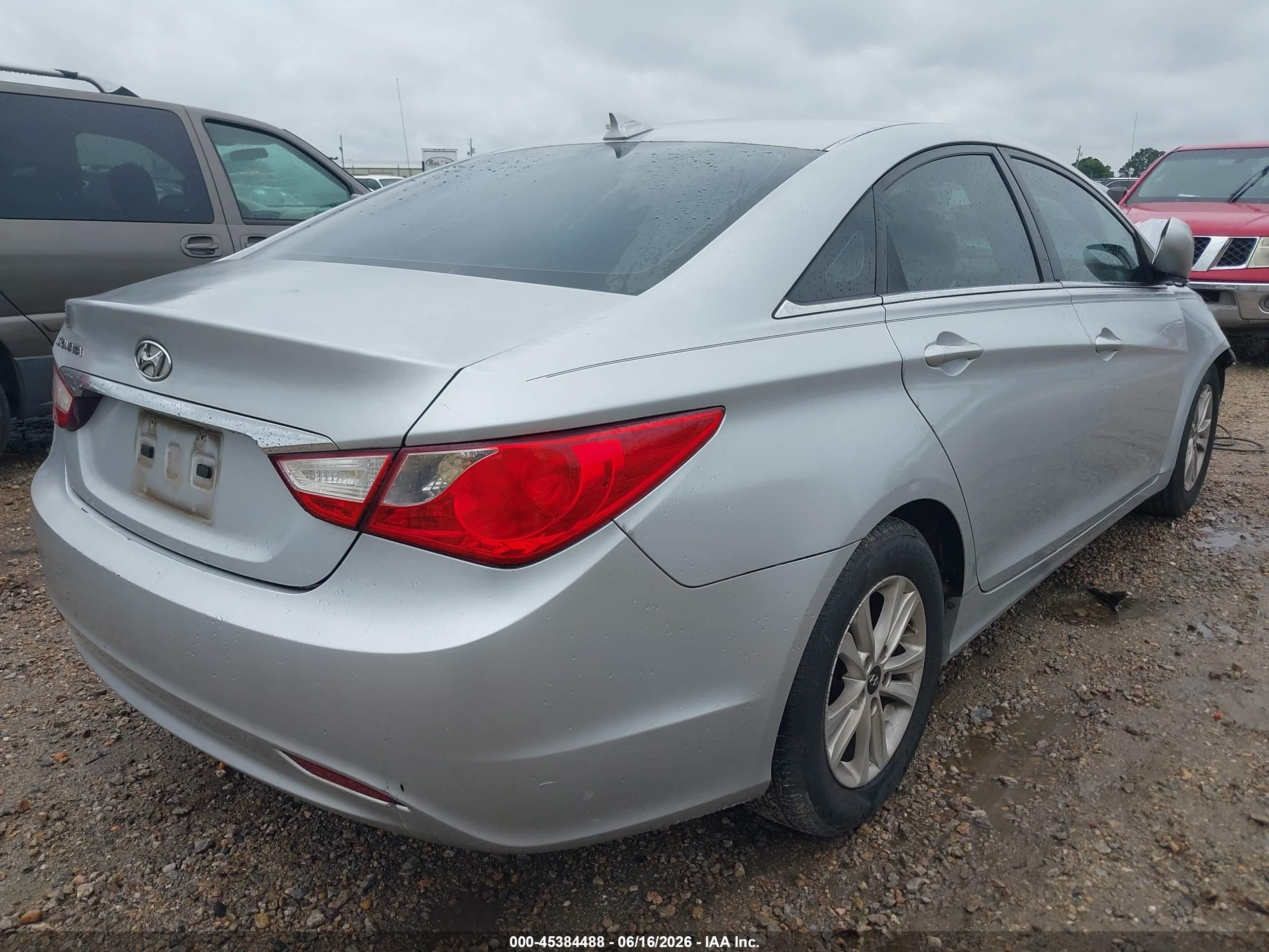 2013 Hyundai Sonata Gls Silver vin: 5NPEB4AC0DH636958