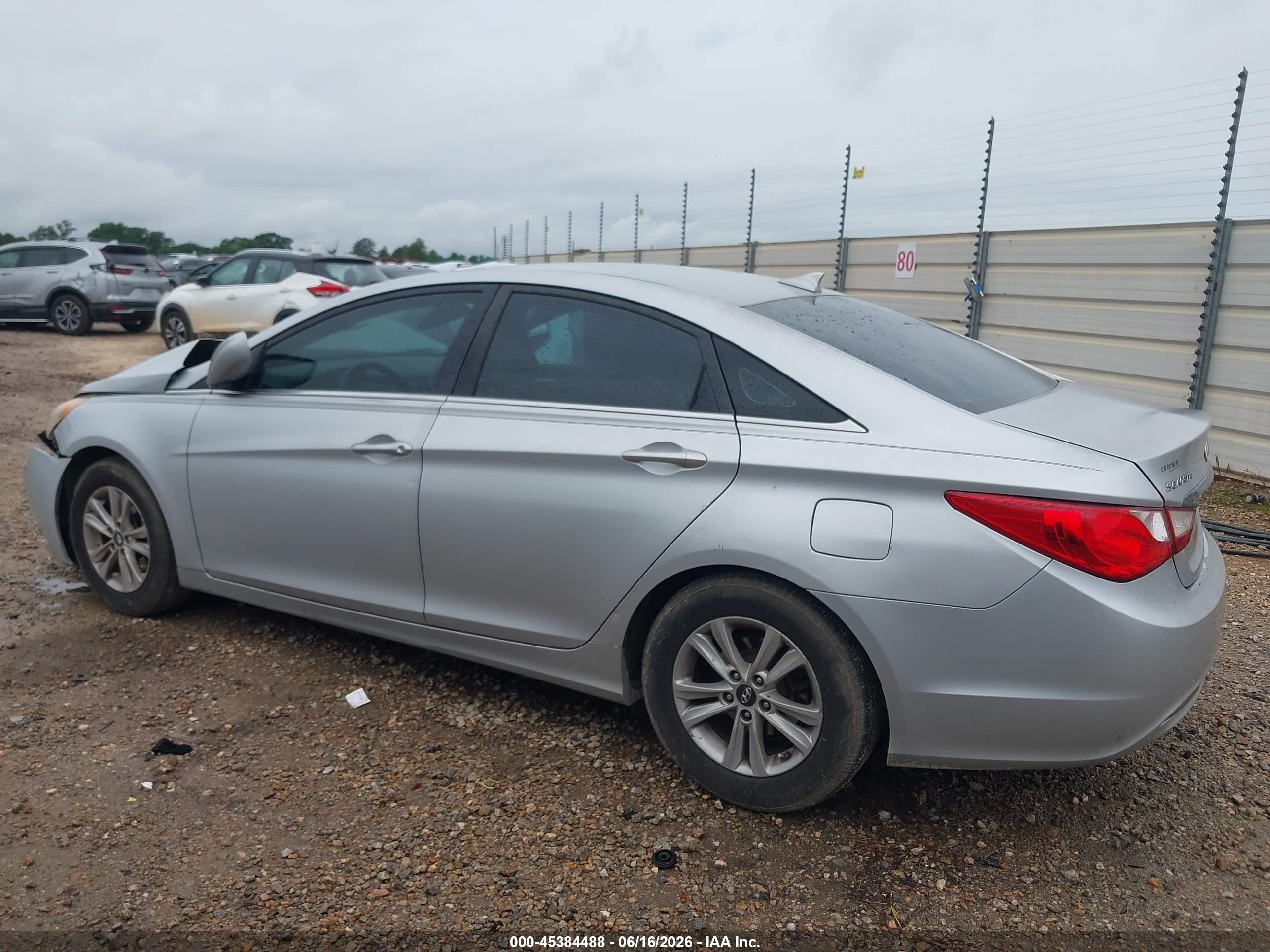 2013 Hyundai Sonata Gls Silver vin: 5NPEB4AC0DH636958
