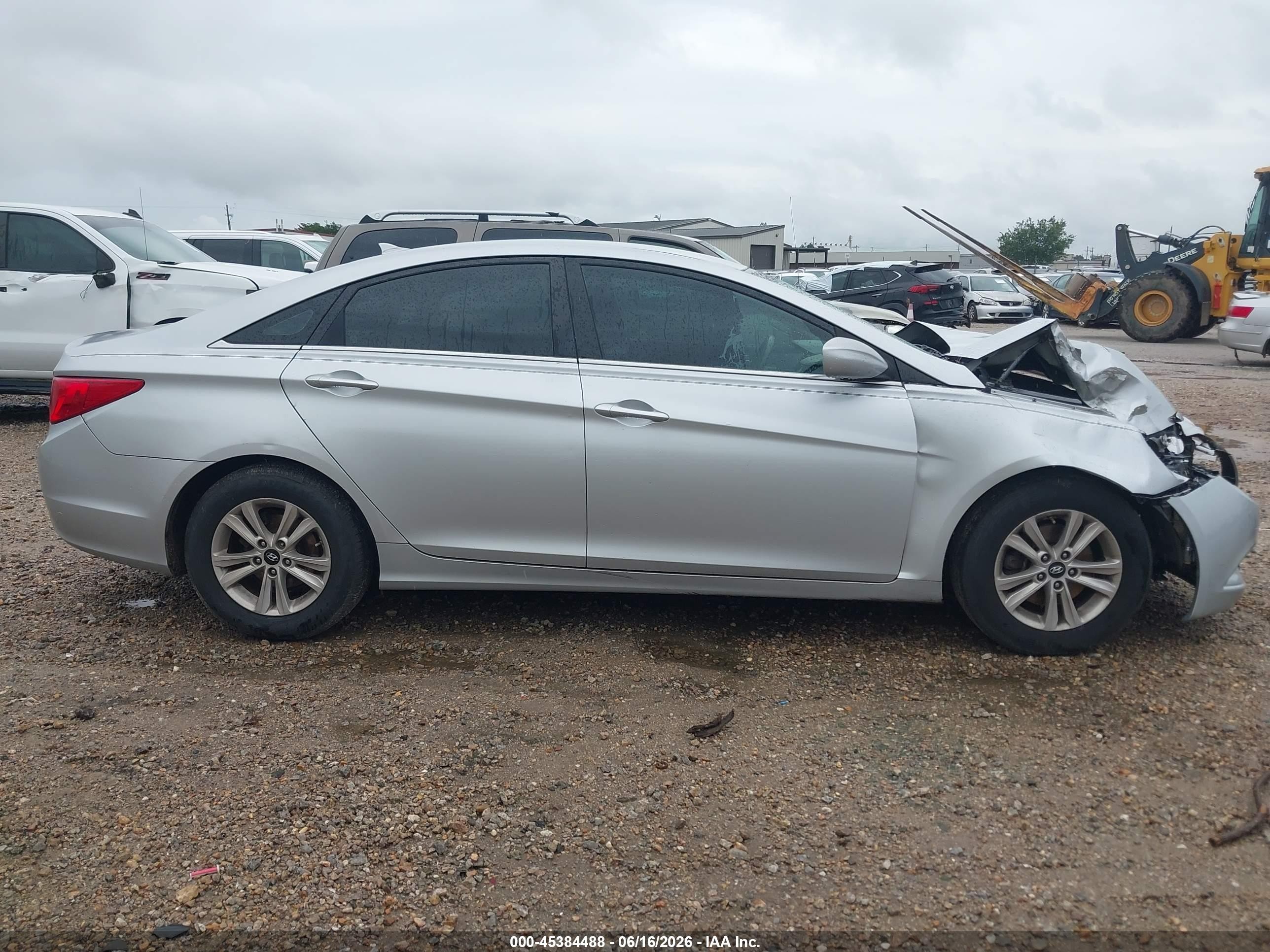 2013 Hyundai Sonata Gls Silver vin: 5NPEB4AC0DH636958