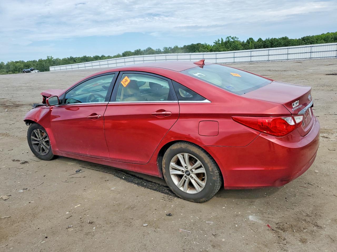 2013 Hyundai Sonata Gls Красный vin: 5NPEB4AC0DH641531
