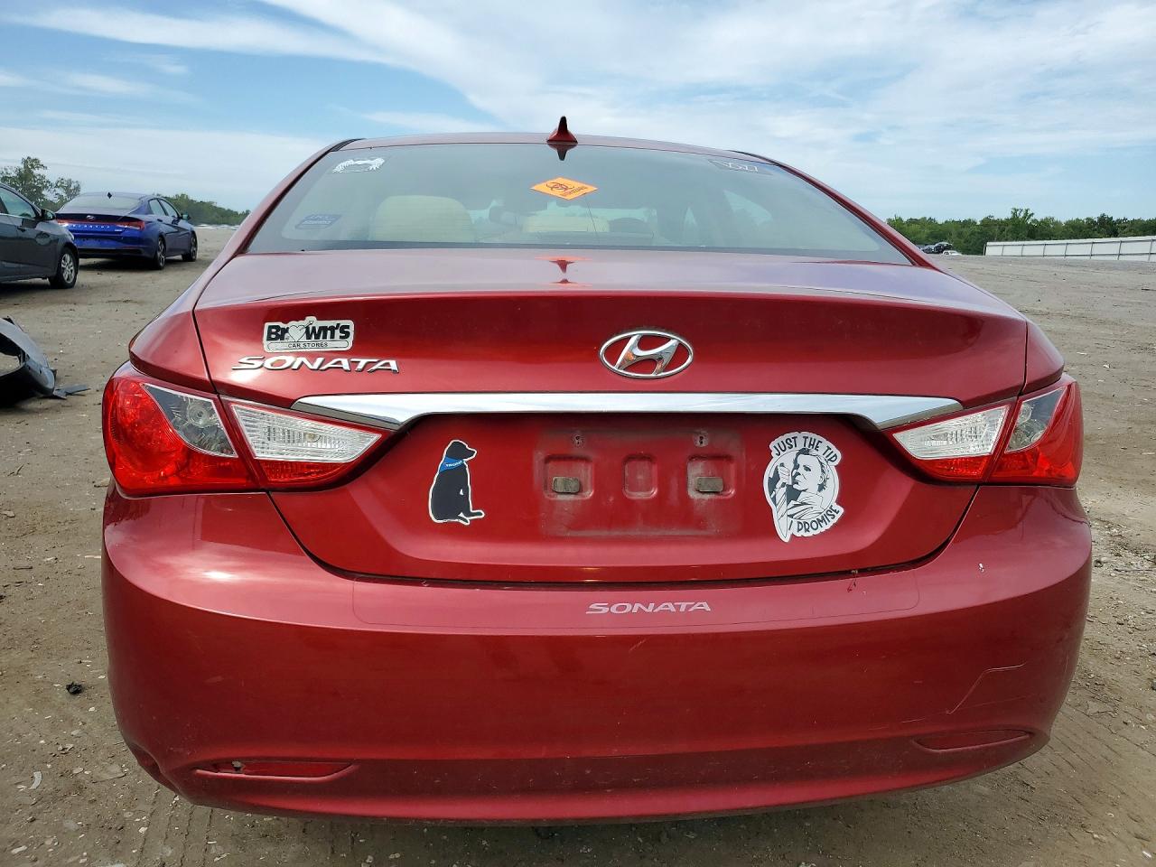 2013 Hyundai Sonata Gls Красный vin: 5NPEB4AC0DH641531