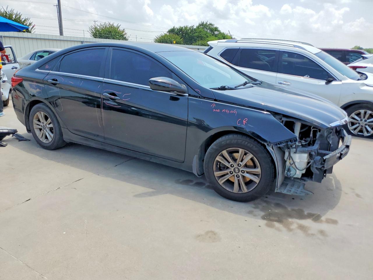 2013 Hyundai Sonata Gls Черный vin: 5NPEB4AC0DH641626