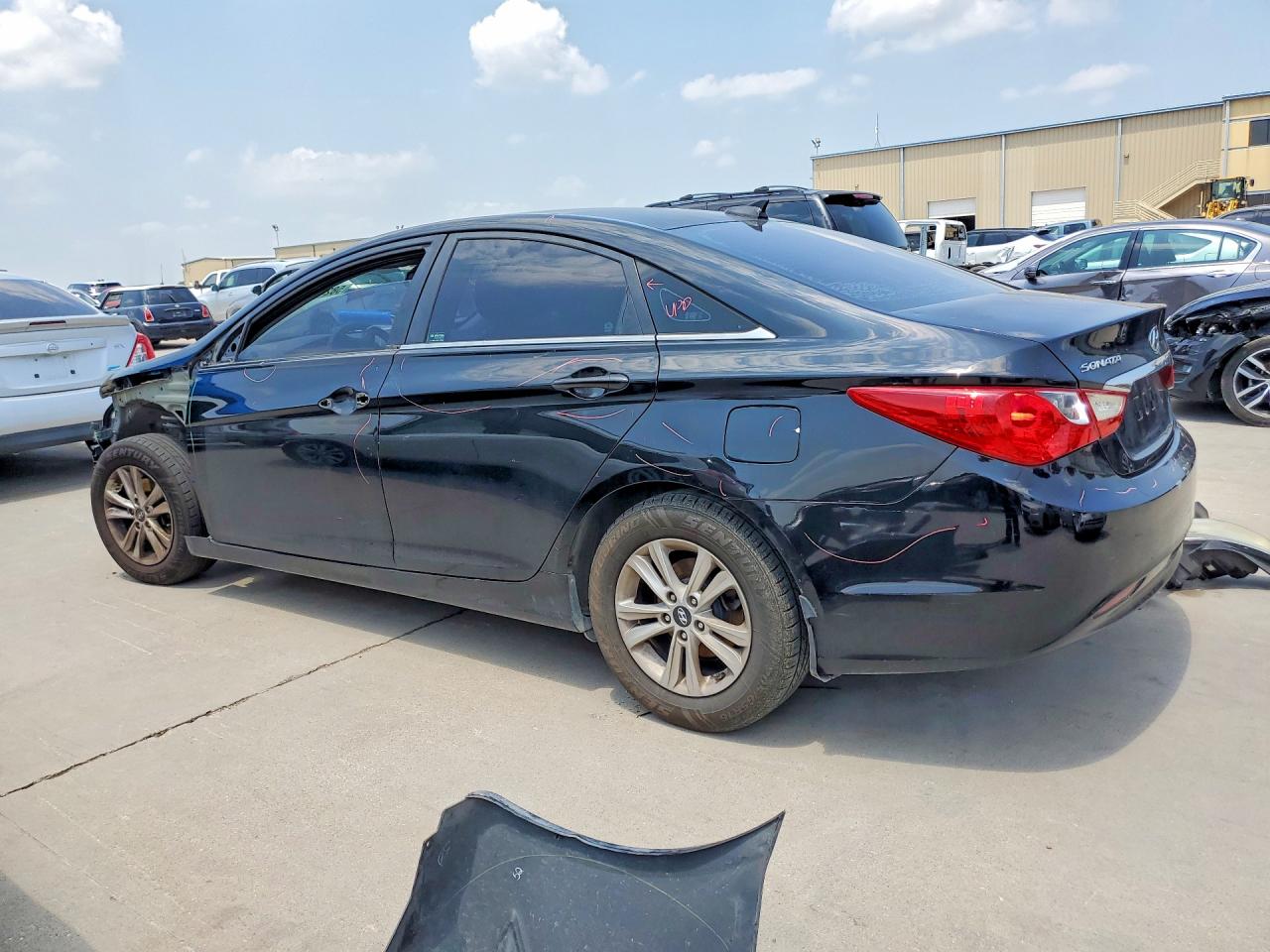 2013 Hyundai Sonata Gls Черный vin: 5NPEB4AC0DH641626