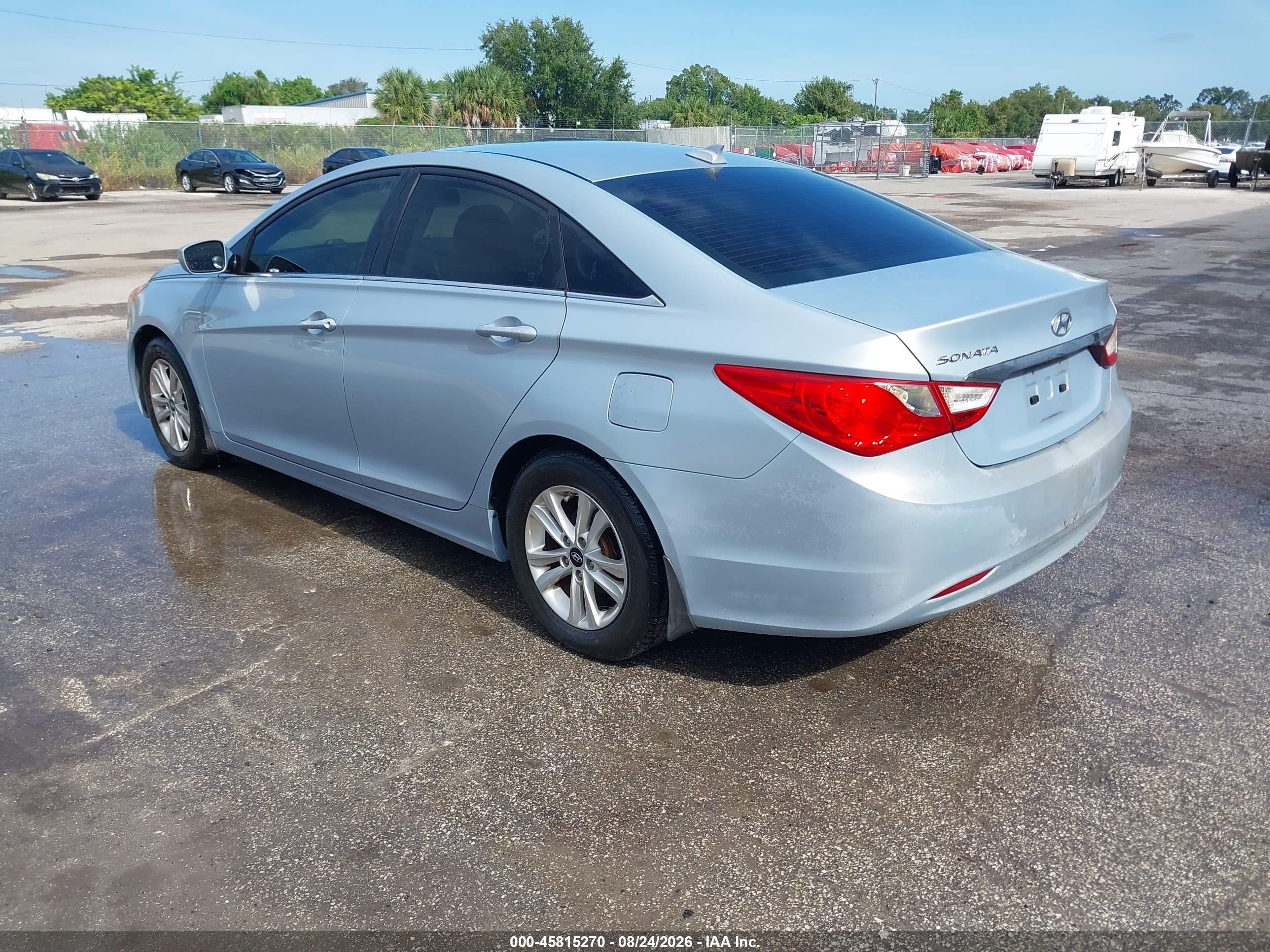 2013 Hyundai Sonata Gls Blue vin: 5NPEB4AC0DH642338