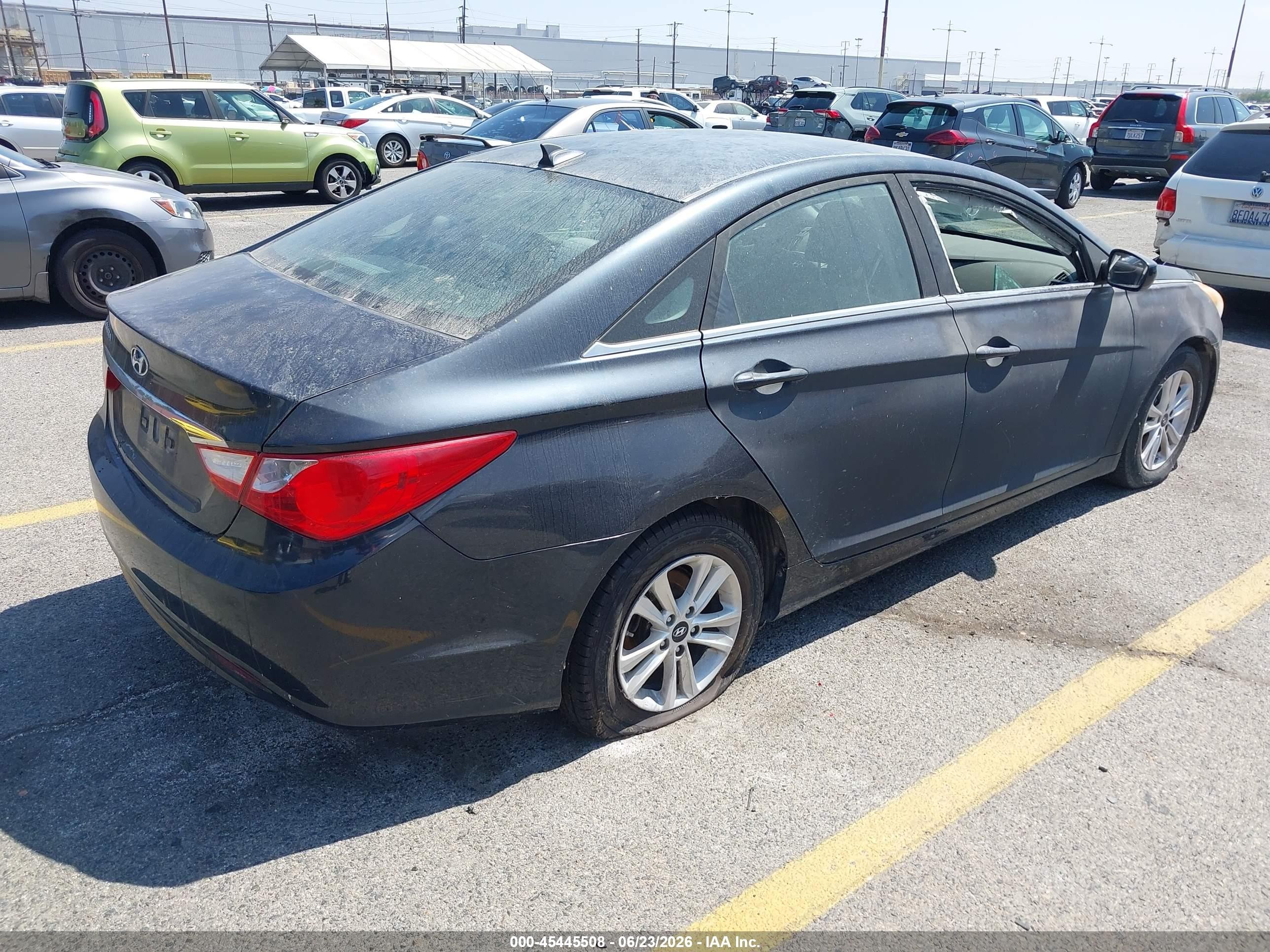2013 Hyundai Sonata Gls Black vin: 5NPEB4AC0DH650102