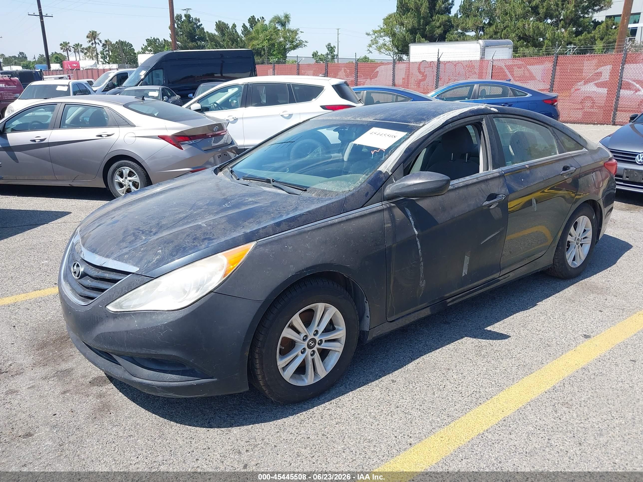 2013 Hyundai Sonata Gls Black vin: 5NPEB4AC0DH650102
