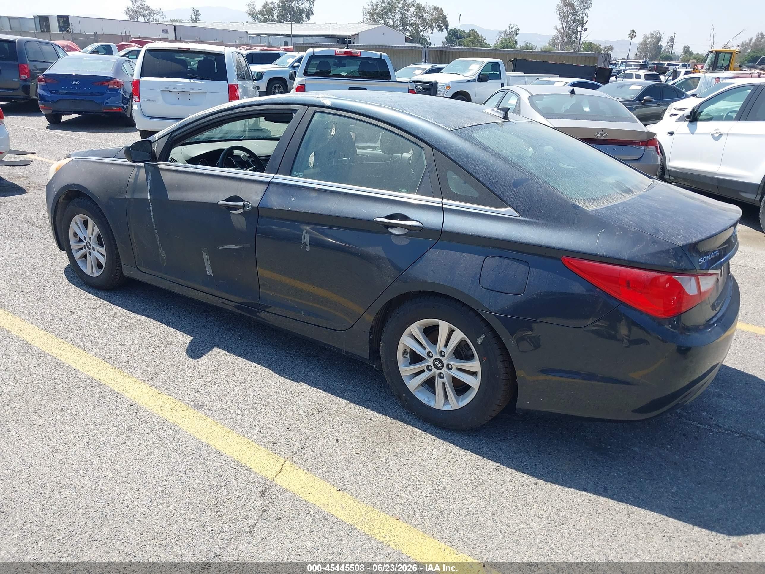 2013 Hyundai Sonata Gls Black vin: 5NPEB4AC0DH650102