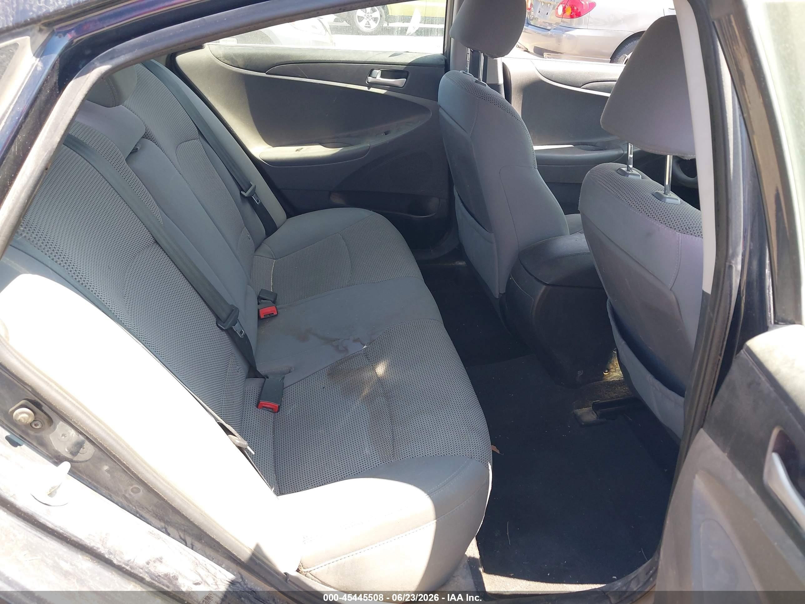 2013 Hyundai Sonata Gls Black vin: 5NPEB4AC0DH650102