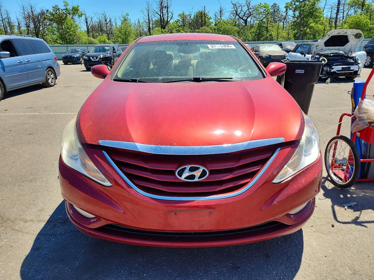 2013 Hyundai Sonata Gls Red vin: 5NPEB4AC0DH654568